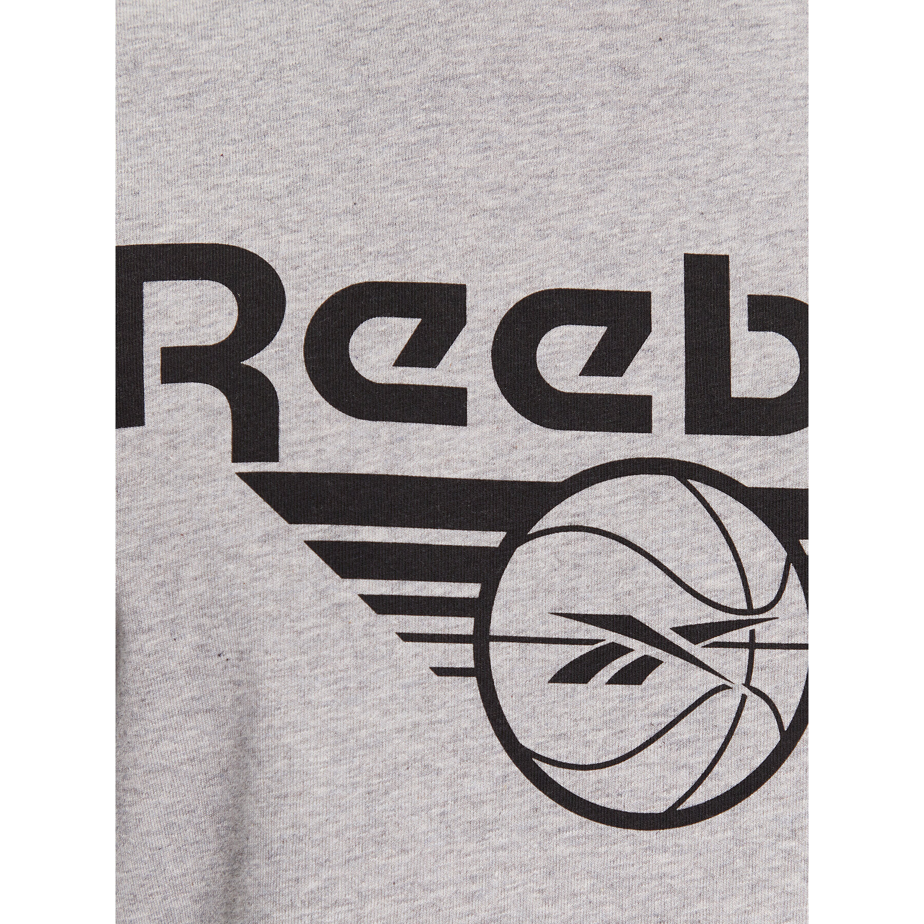 Reebok T-Shirt Basketball IL4423 Šedá Regular Fit - Pepit.cz