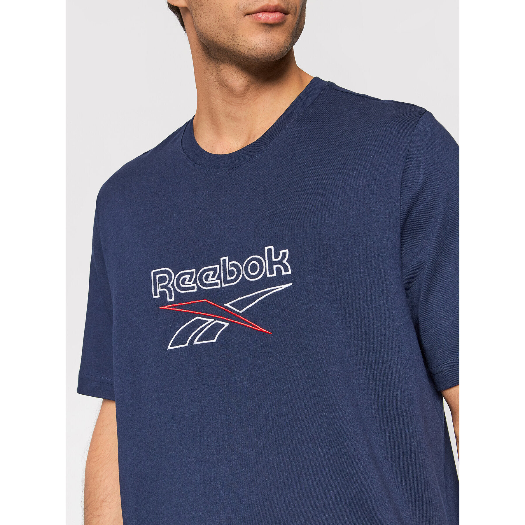 Reebok T-Shirt Classics GS9137 Tmavomodrá Oversize - Pepit.cz