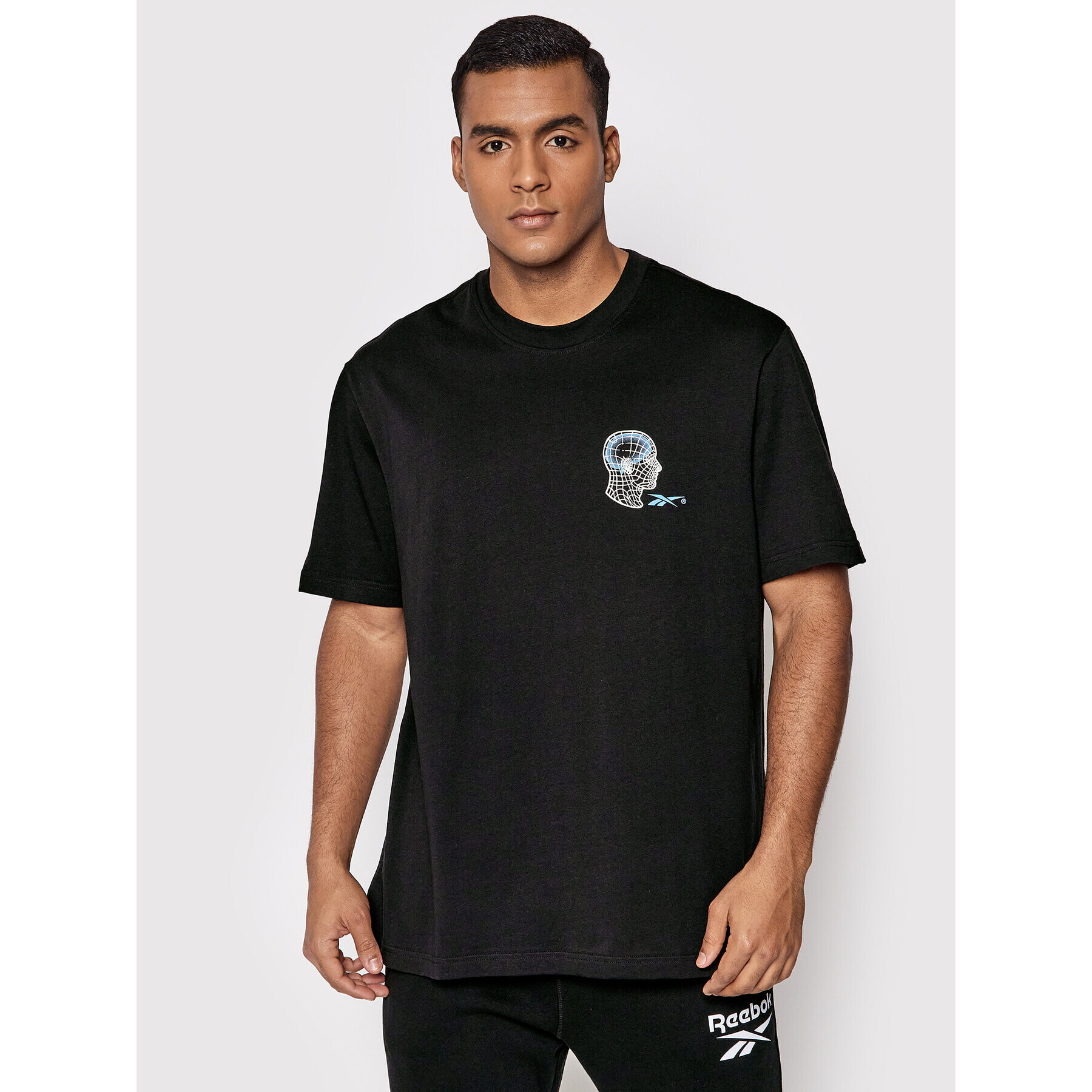 Reebok T-Shirt HB8530 Černá Relaxed Fit - Pepit.cz