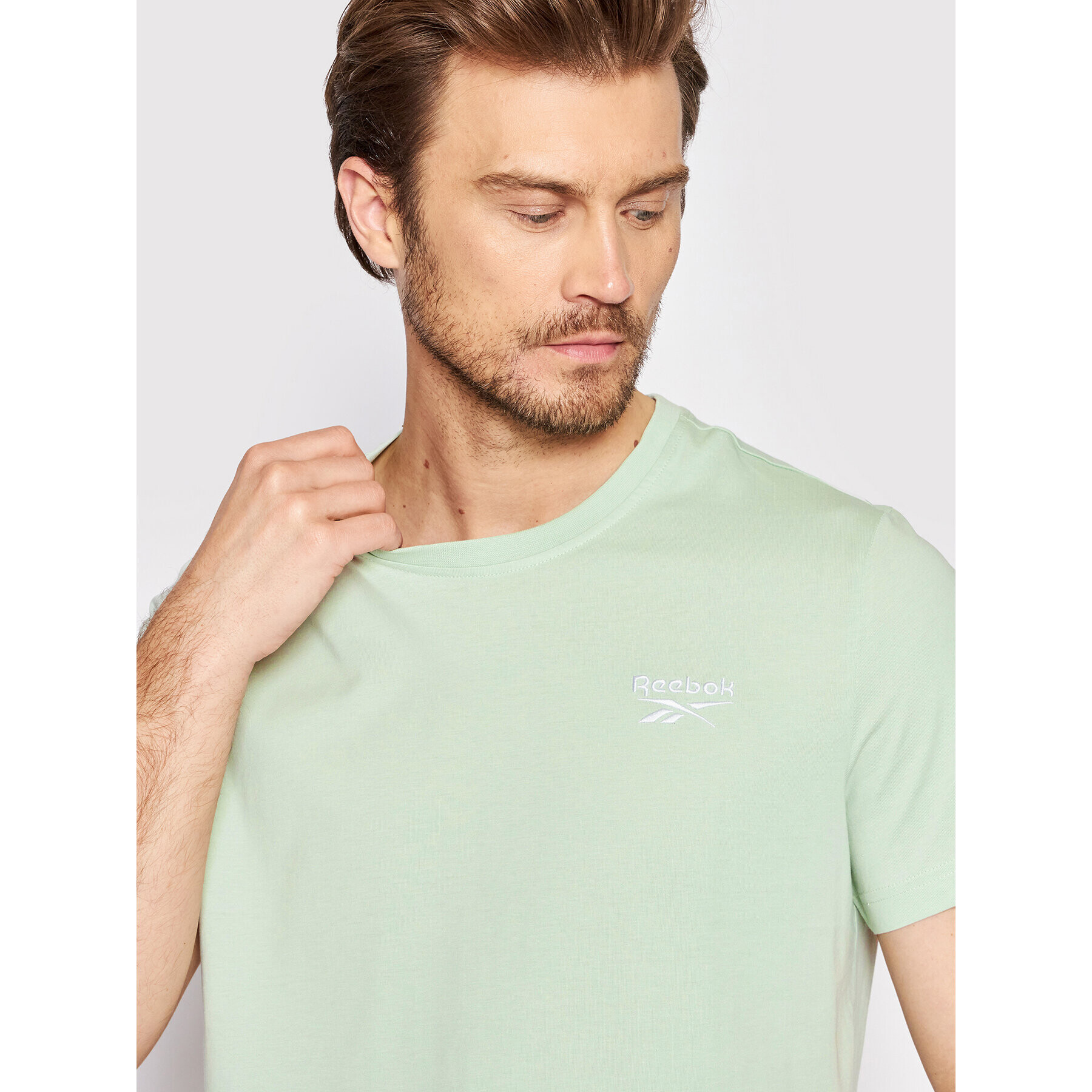 Reebok T-Shirt Identity HB2143 Zelená Regular Fit - Pepit.cz