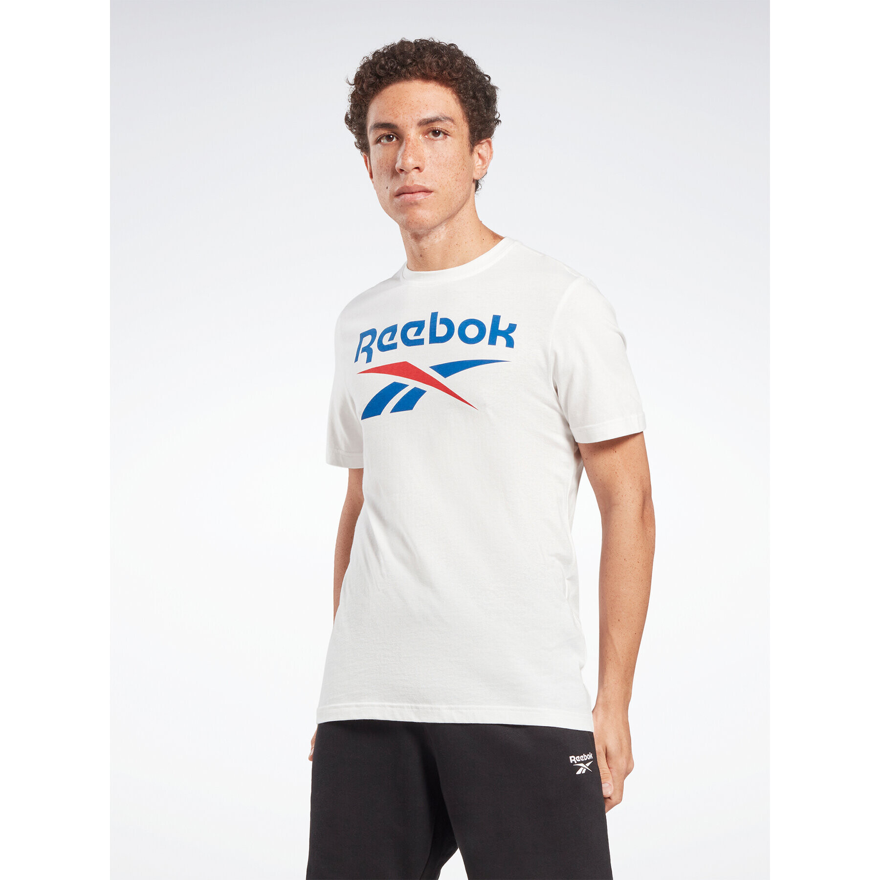 Reebok T-Shirt Identity HS4976 Bílá Slim Fit - Pepit.cz