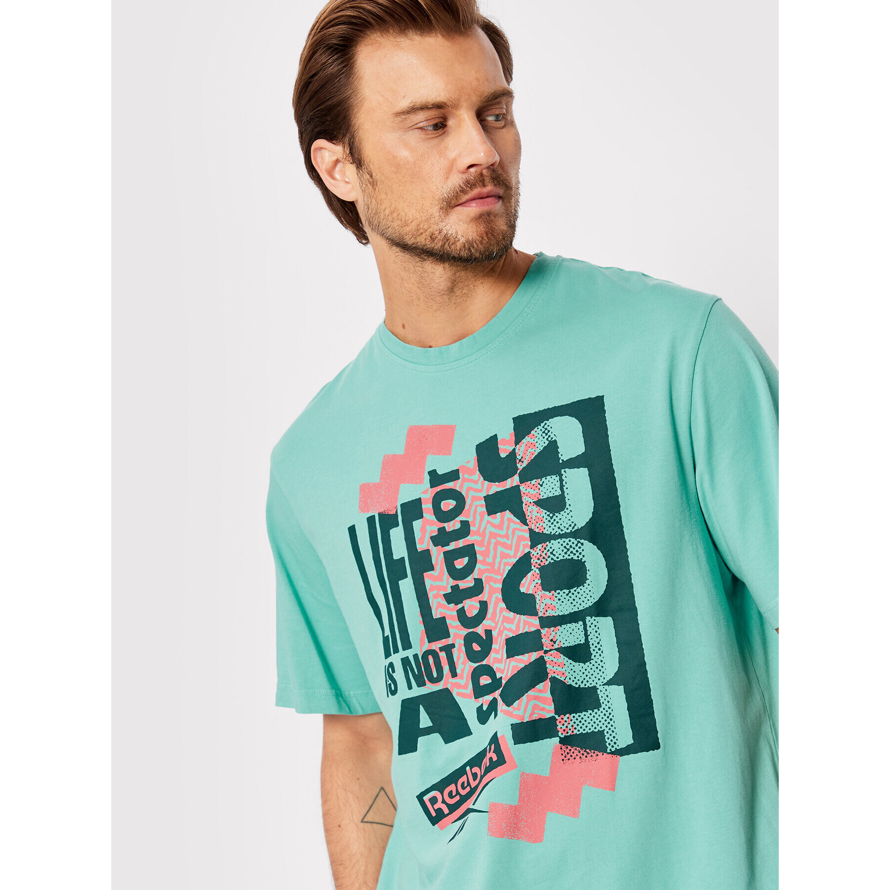 Reebok T-Shirt Series Spectator Sport Vibe HH8554 Modrá Oversize - Pepit.cz