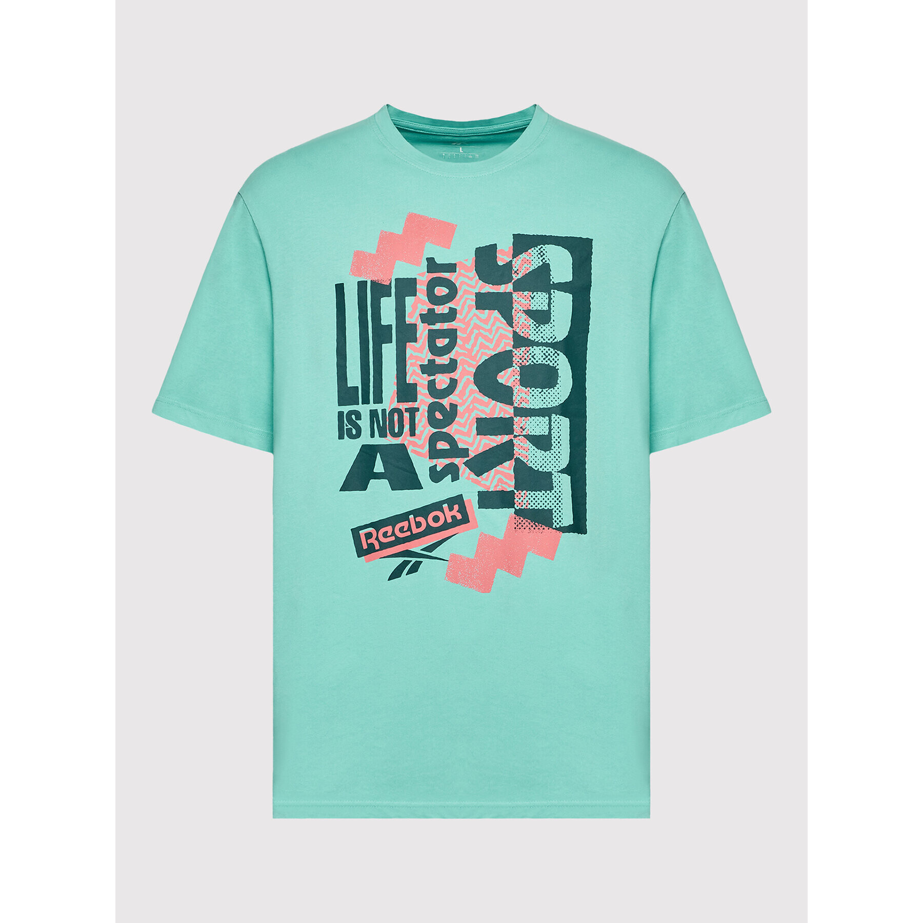 Reebok T-Shirt Series Spectator Sport Vibe HH8554 Modrá Oversize - Pepit.cz