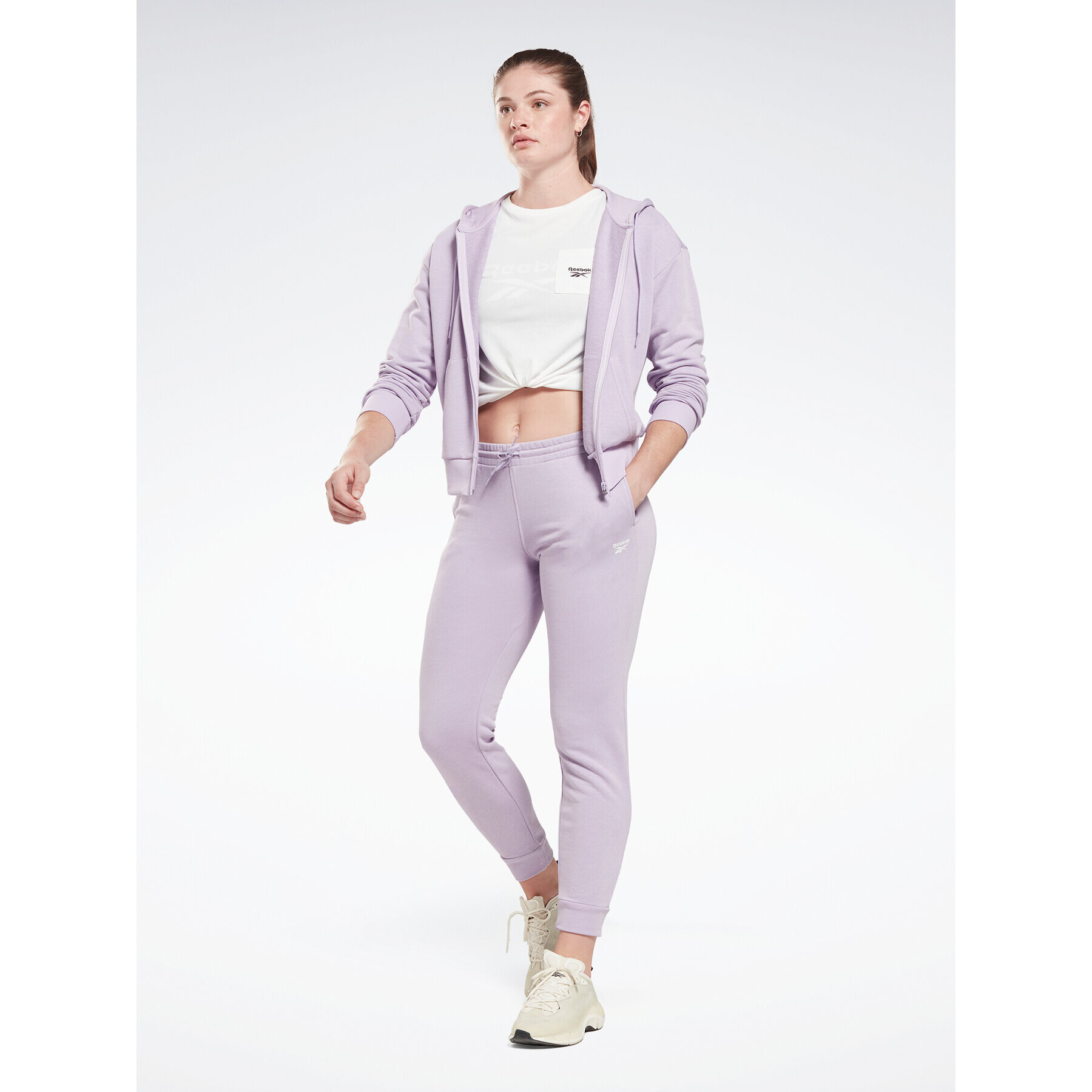 Reebok Teplákové kalhoty Identity French Terry Joggers H54759 Fialová - Pepit.cz