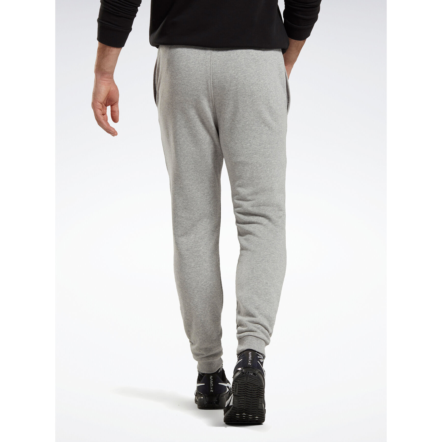 Reebok Teplákové kalhoty Identity French Terry Joggers HZ8785 Šedá Regular Fit - Pepit.cz