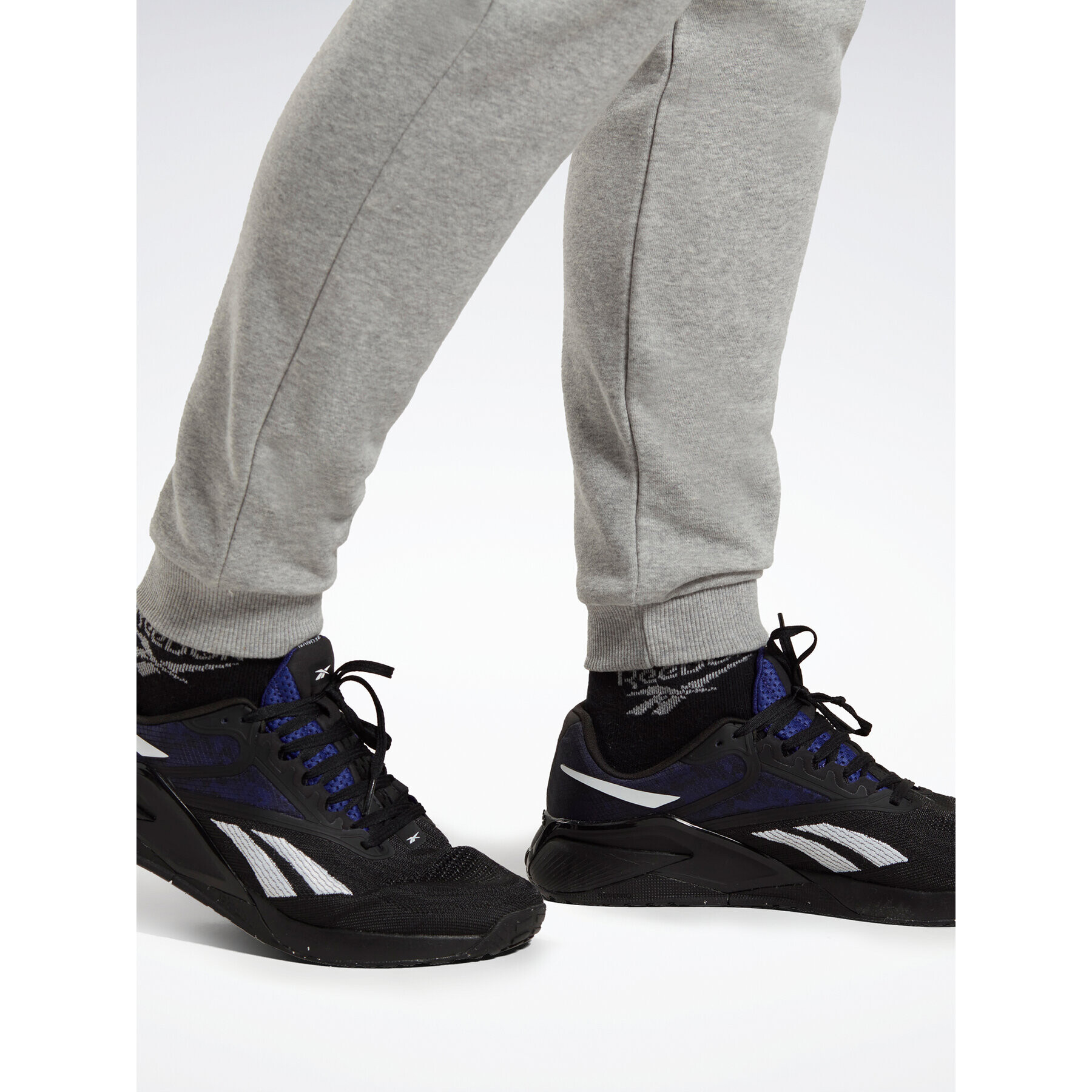 Reebok Teplákové kalhoty Identity French Terry Joggers HZ8785 Šedá Regular Fit - Pepit.cz