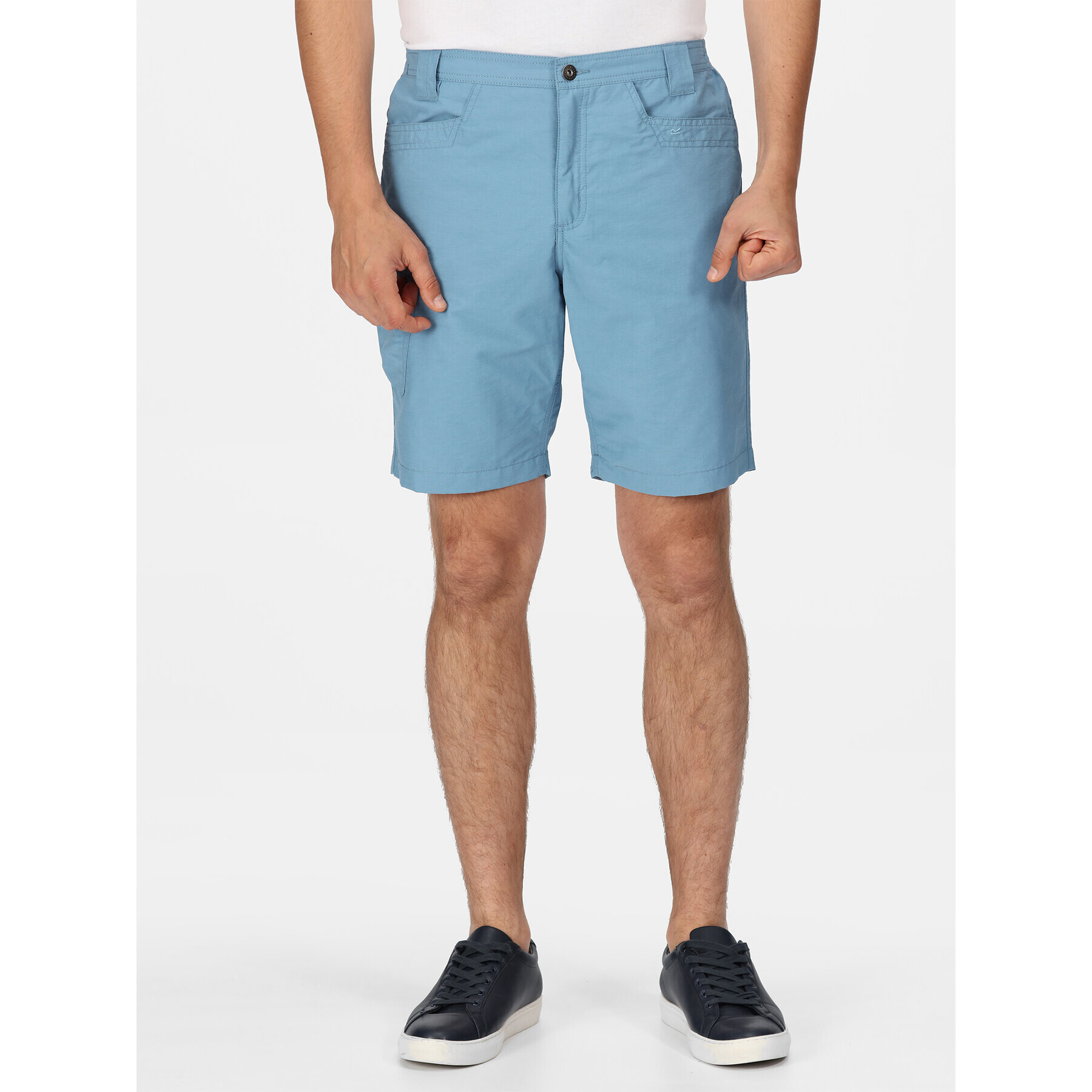 Regatta Šortky z materiálu Delgado Short RMJ228 Modrá Regular Fit - Pepit.cz