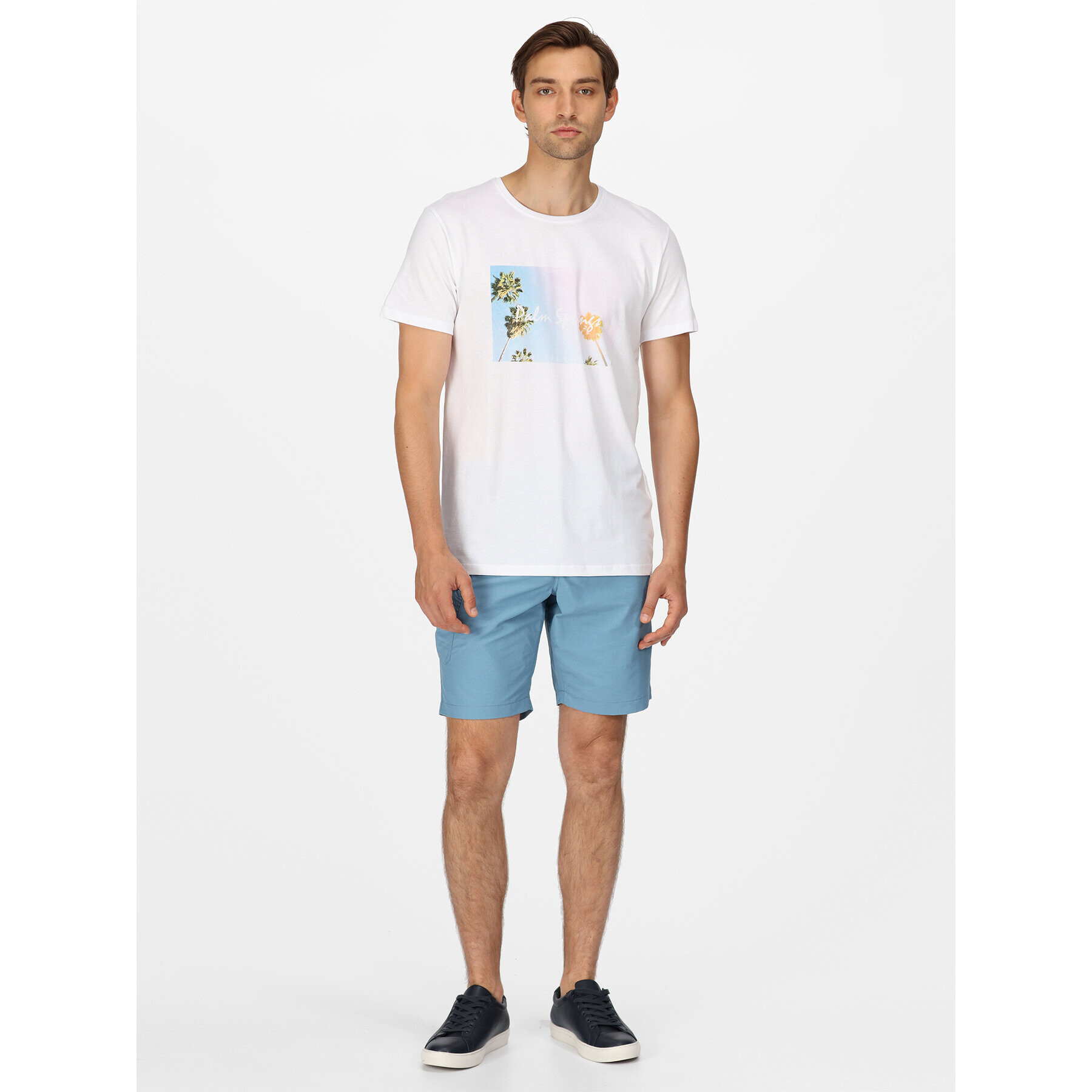 Regatta Šortky z materiálu Delgado Short RMJ228 Modrá Regular Fit - Pepit.cz