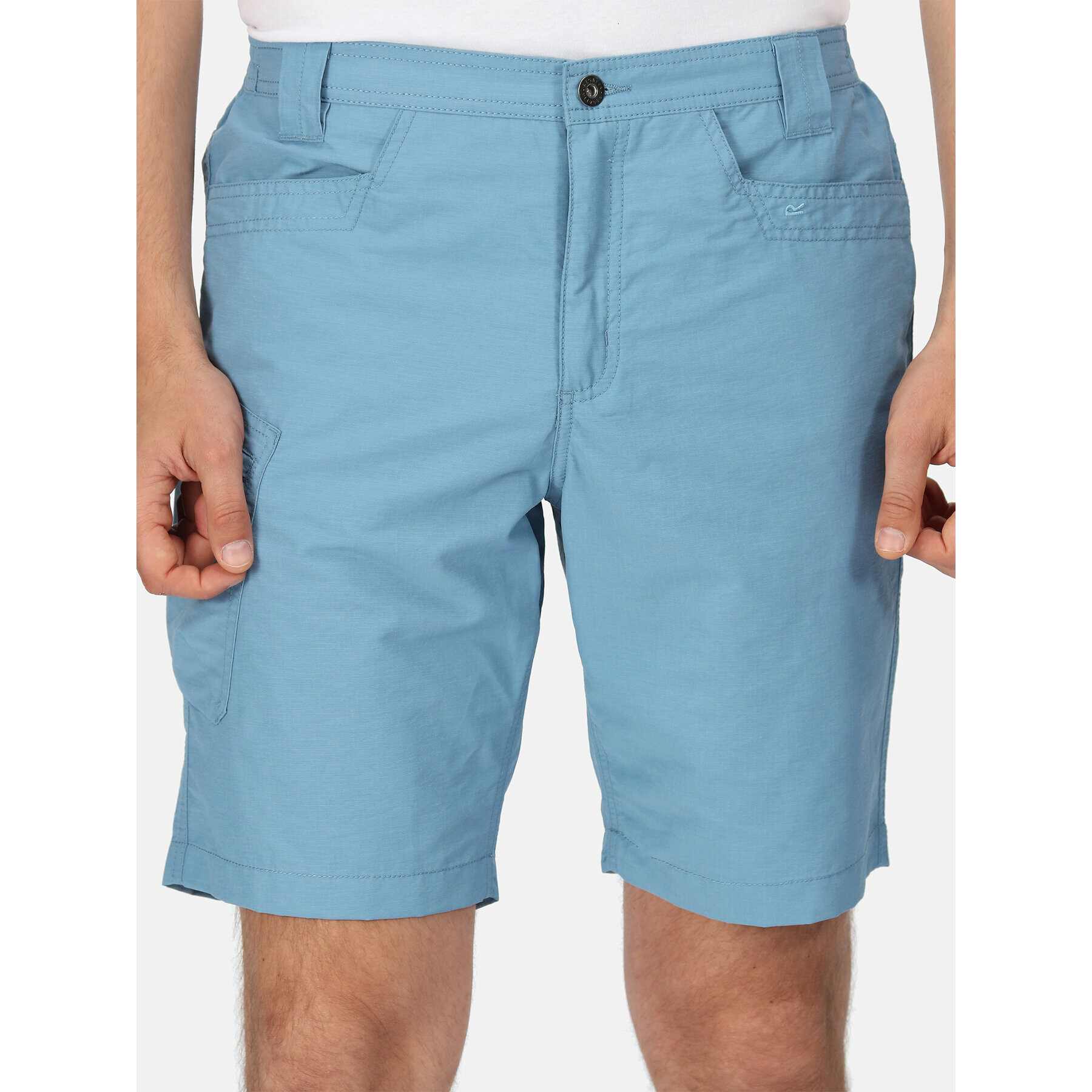 Regatta Šortky z materiálu Delgado Short RMJ228 Modrá Regular Fit - Pepit.cz