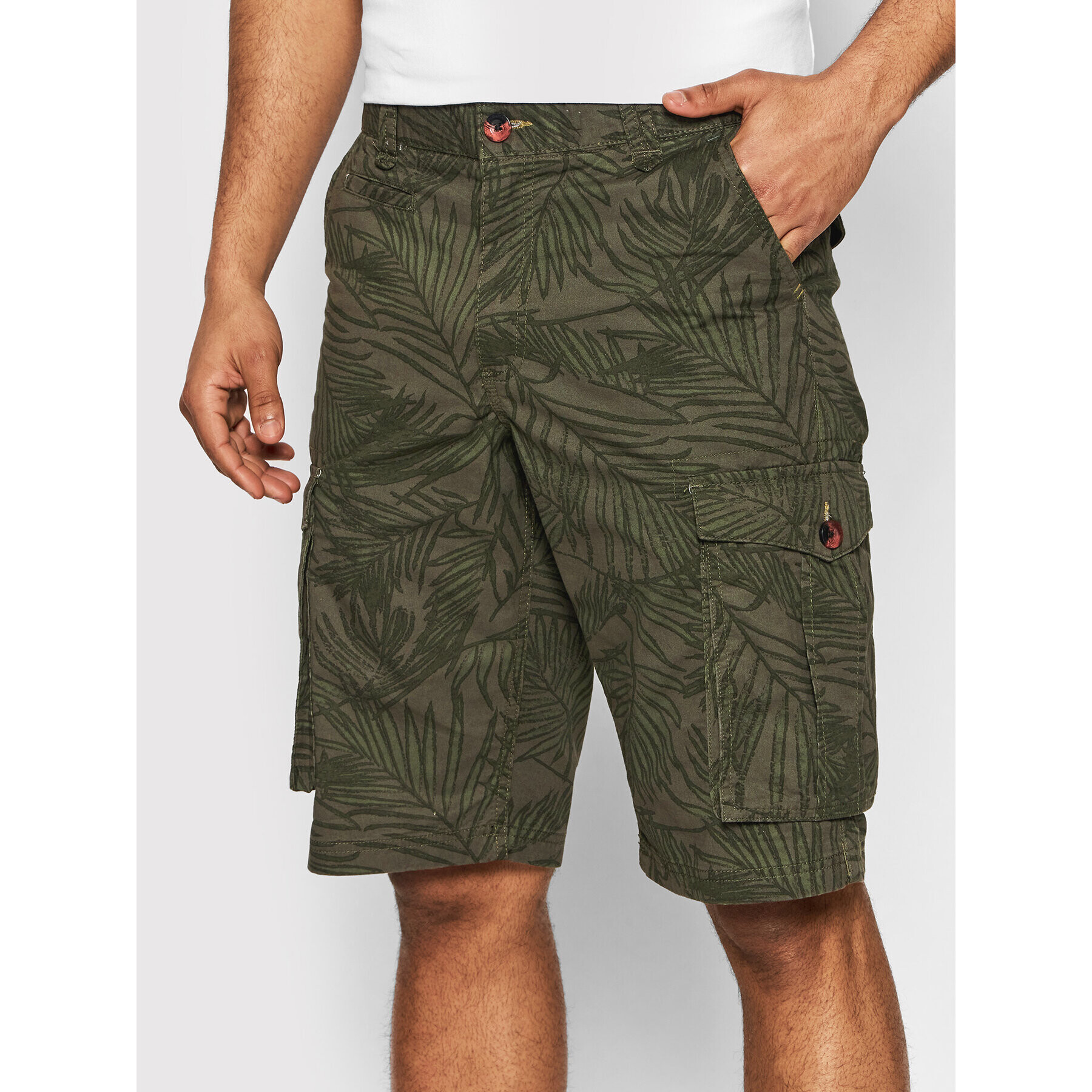 Regatta Šortky z materiálu Shorebay Short RMJ221 Zelená Regular Fit - Pepit.cz