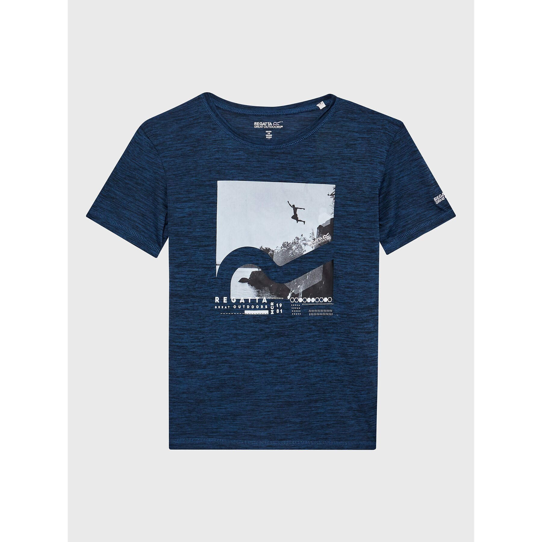 Regatta T-Shirt Alvarado VII RKT143 Tmavomodrá Regular Fit - Pepit.cz