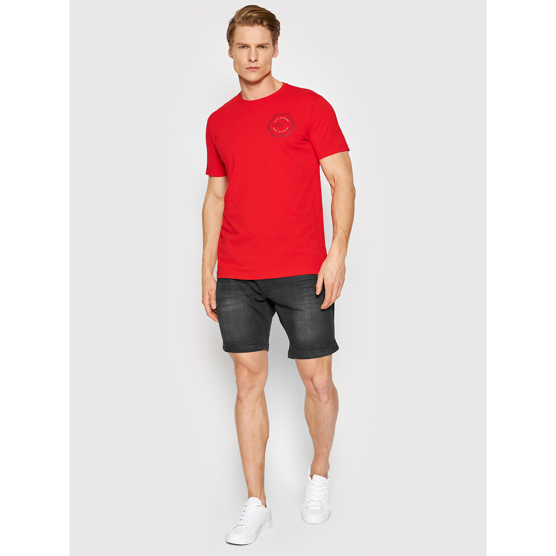 Regatta T-Shirt Breezed II RMT254 Červená Regular Fit - Pepit.cz