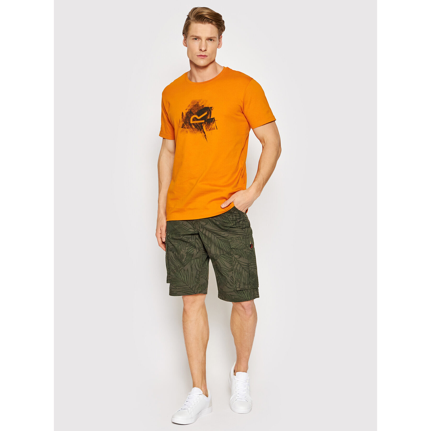 Regatta T-Shirt Breezed II RMT254 Oranžová Regular Fit - Pepit.cz