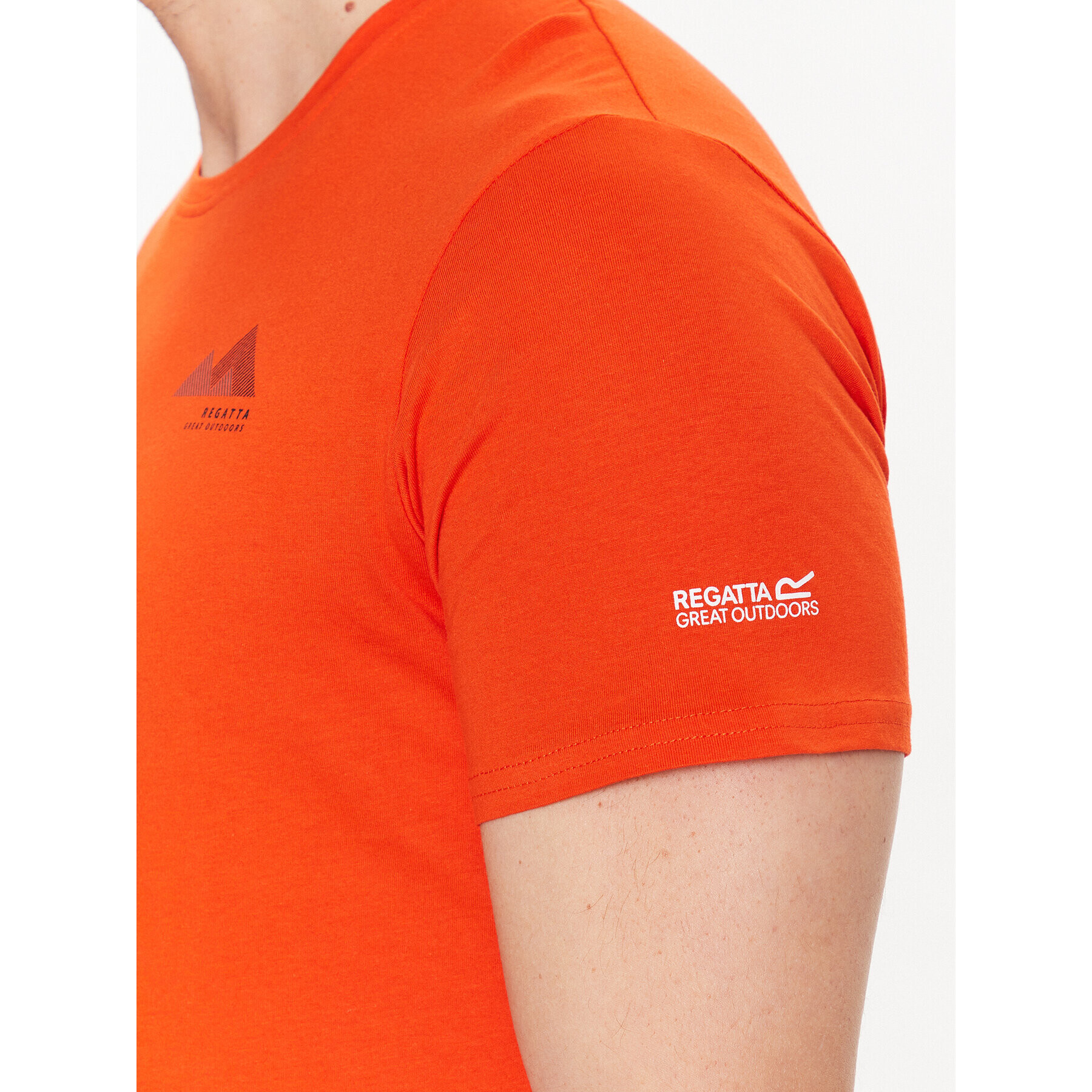 Regatta T-Shirt Breezed III RMT273 Oranžová Regular Fit - Pepit.cz