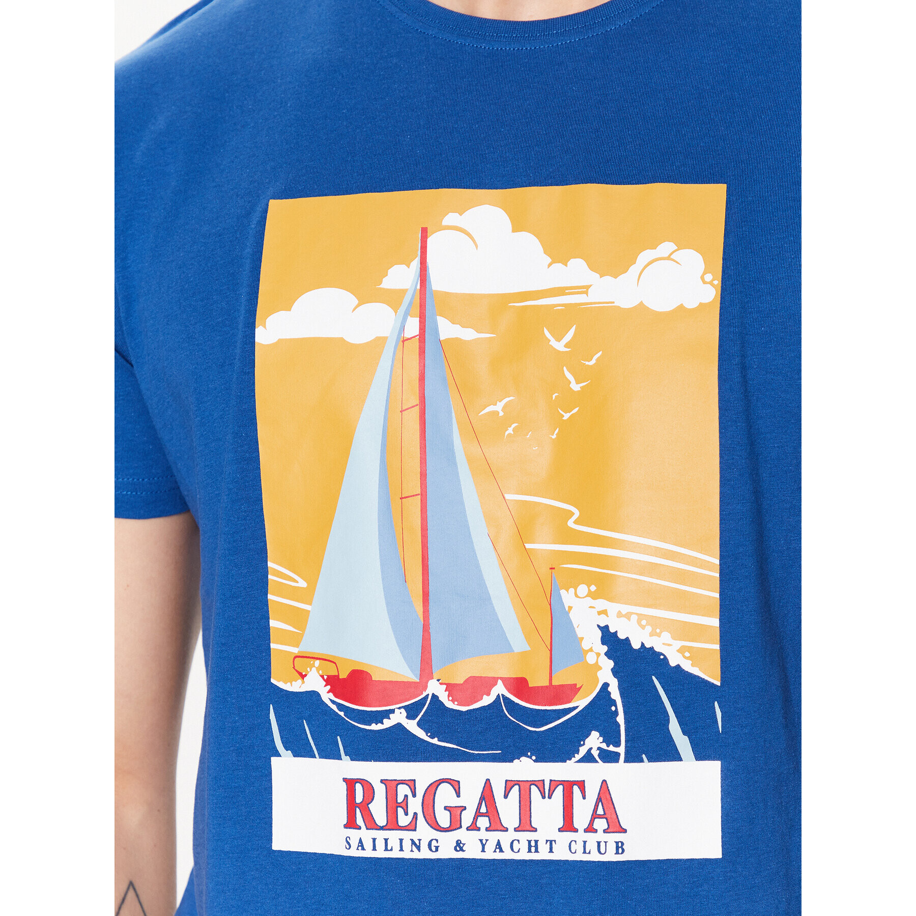 Regatta T-Shirt Cline VII RMT263 Modrá Regular Fit - Pepit.cz