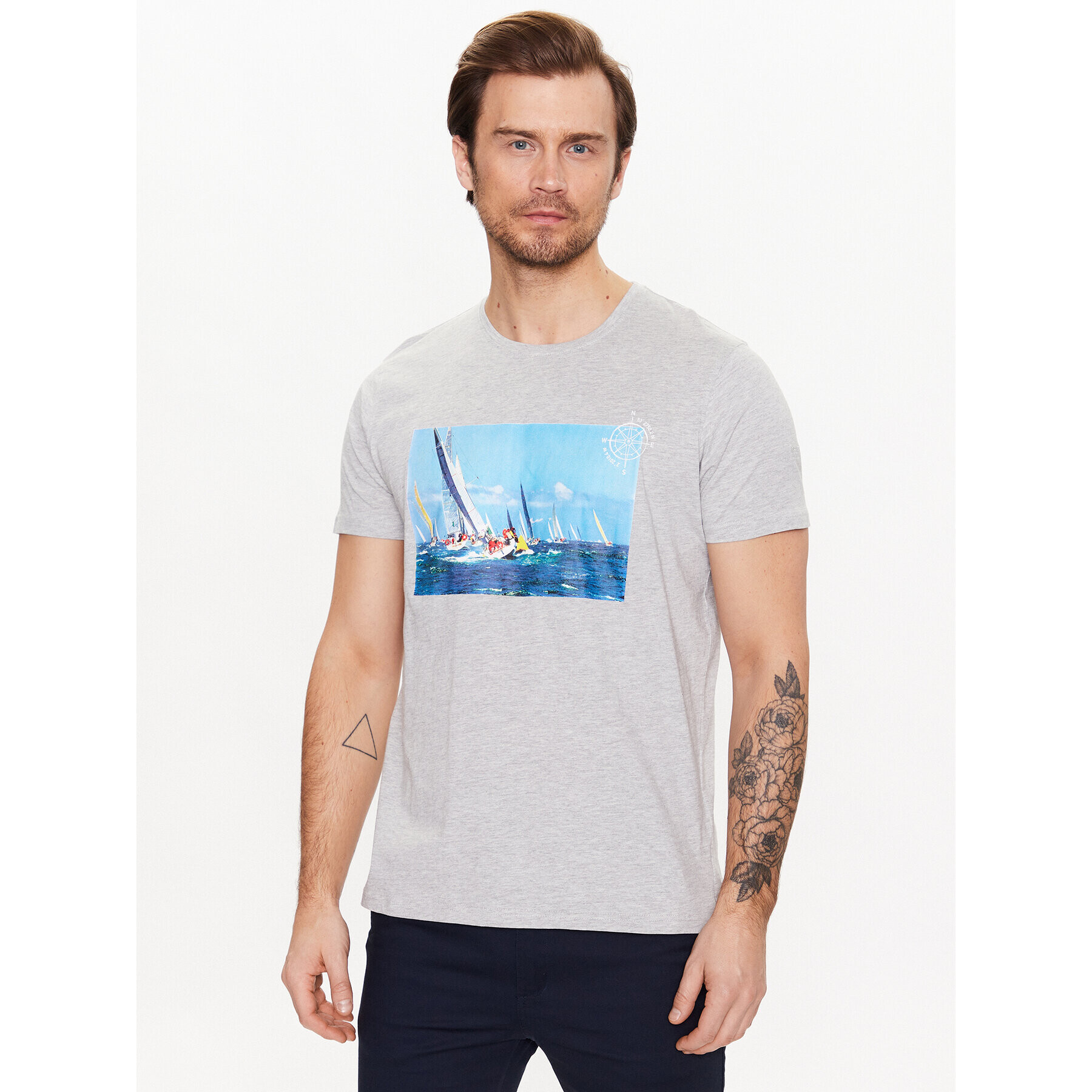 Regatta T-Shirt Cline VII RMT263 Šedá Regular Fit - Pepit.cz