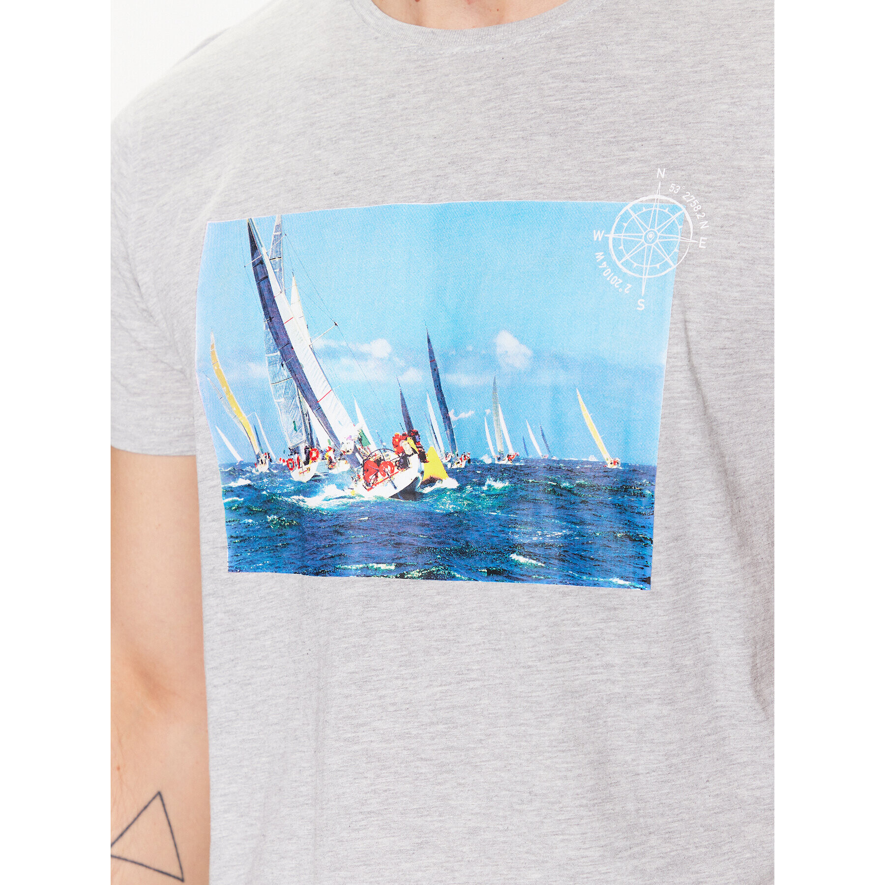 Regatta T-Shirt Cline VII RMT263 Šedá Regular Fit - Pepit.cz