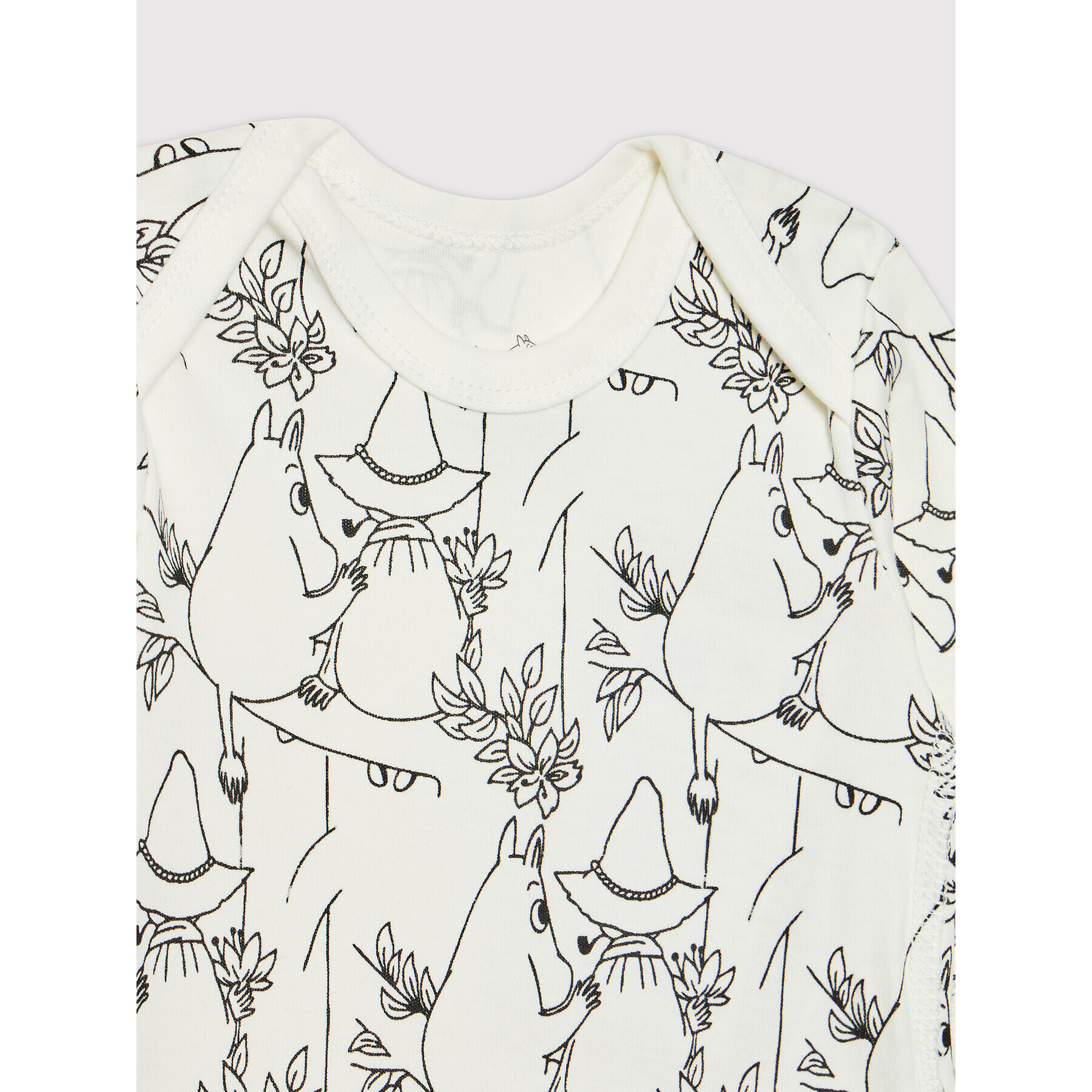 Reima Dětské body MOOMIN Snyggast 516570C Bílá - Pepit.cz