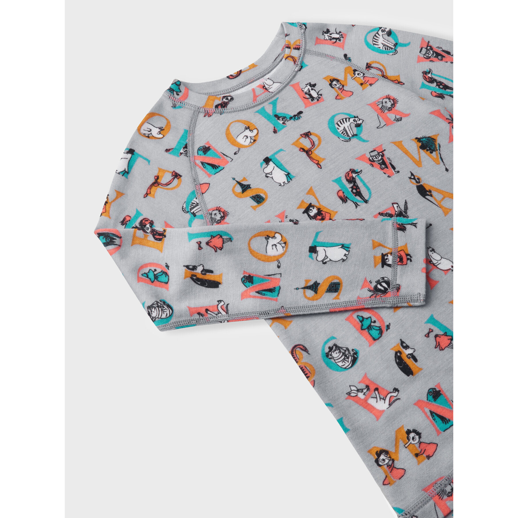 Reima Komplet termoaktivního prádla MOOMIN Trivsam 5200021A Šedá Slim Fit - Pepit.cz