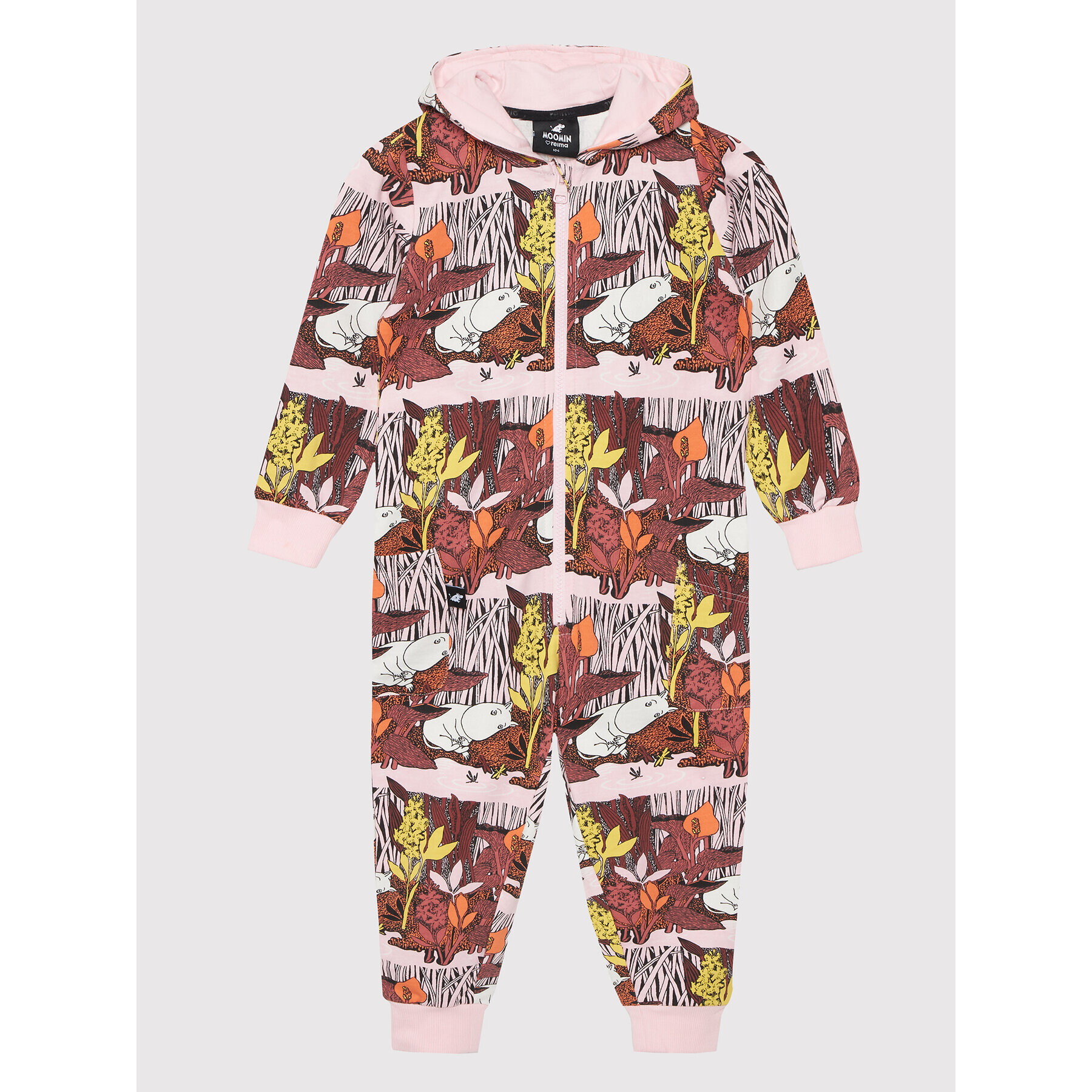 Reima Romper MOOMIN Kaveldun 516693M Růžová Regular Fit - Pepit.cz