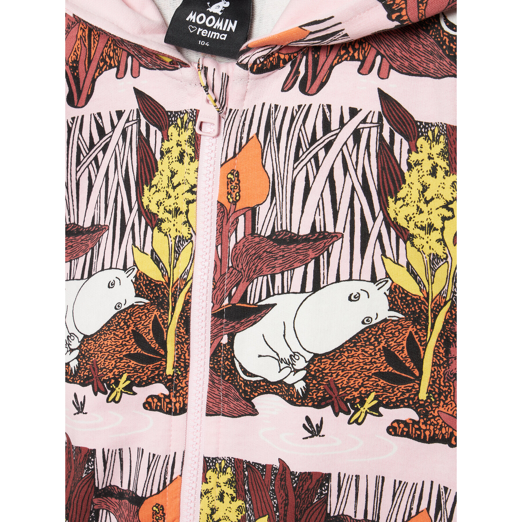 Reima Romper MOOMIN Kaveldun 516693M Růžová Regular Fit - Pepit.cz