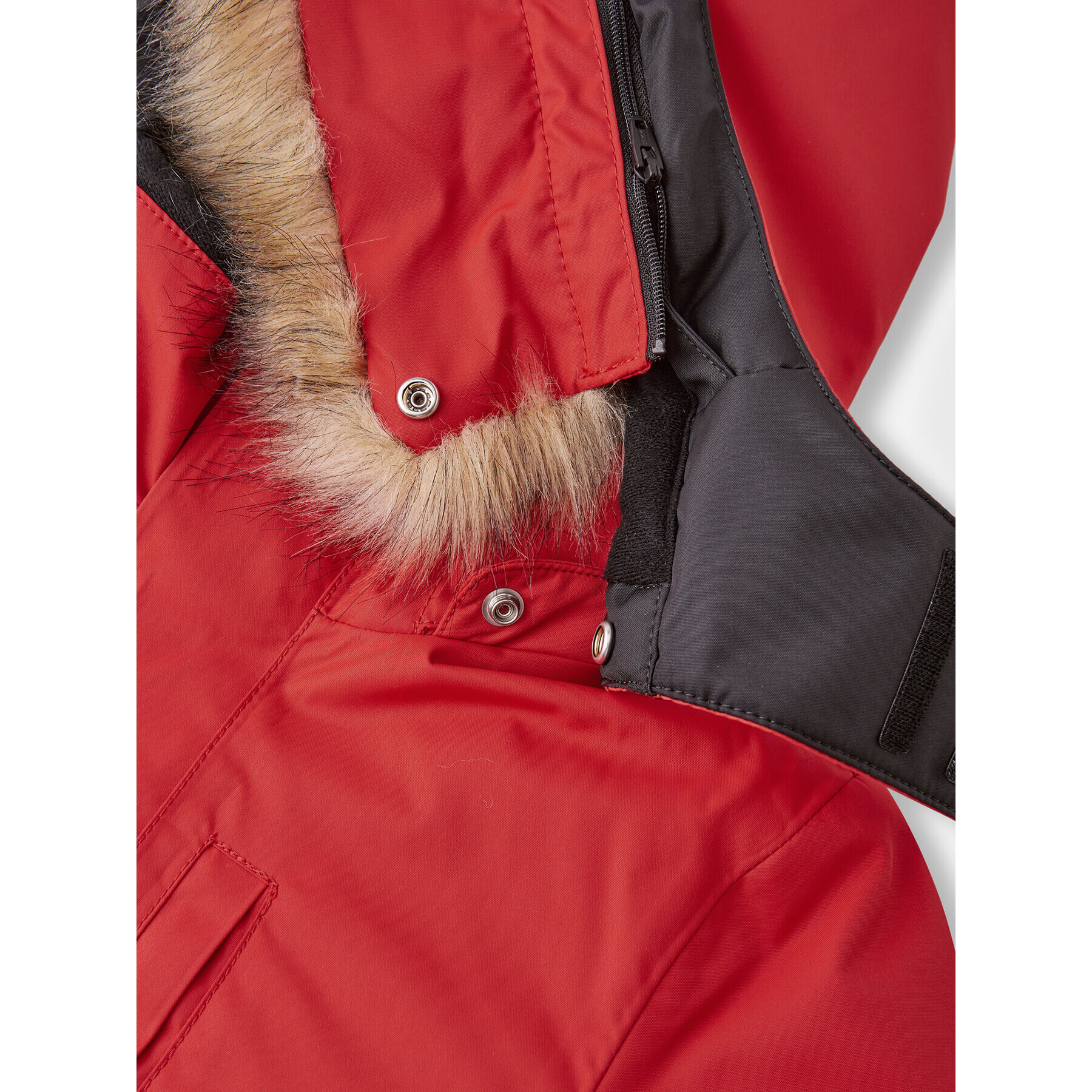 Reima Parka Naapuri 5100105A Červená Regular Fit - Pepit.cz