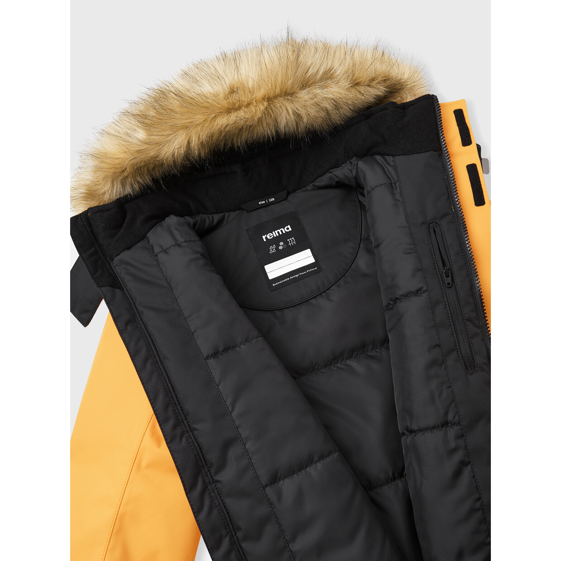 Reima Parka Naapuri 5100105A Oranžová Regular Fit - Pepit.cz