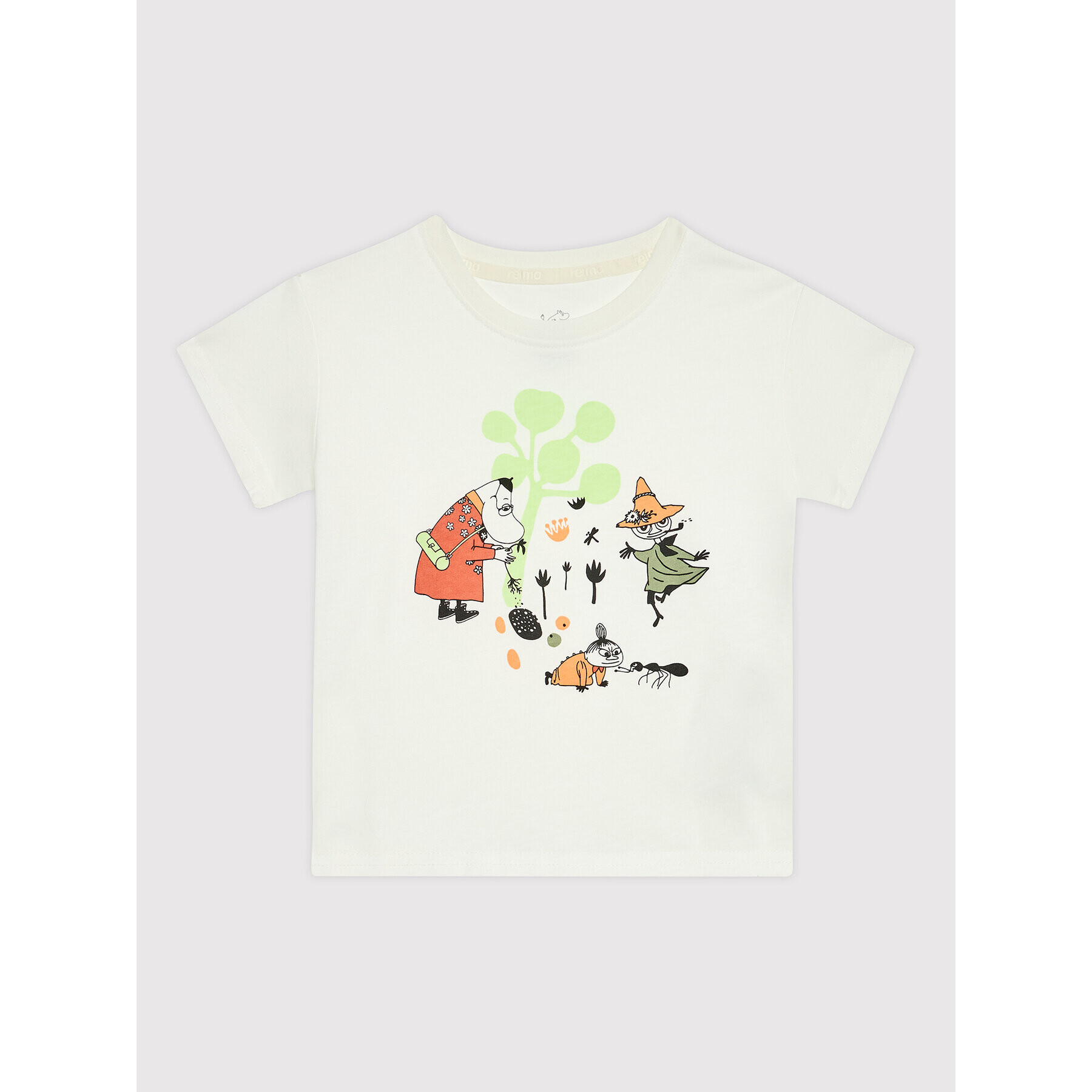 Reima T-Shirt Moomin Tussilago 516689M Bílá Relaxed Fit - Pepit.cz