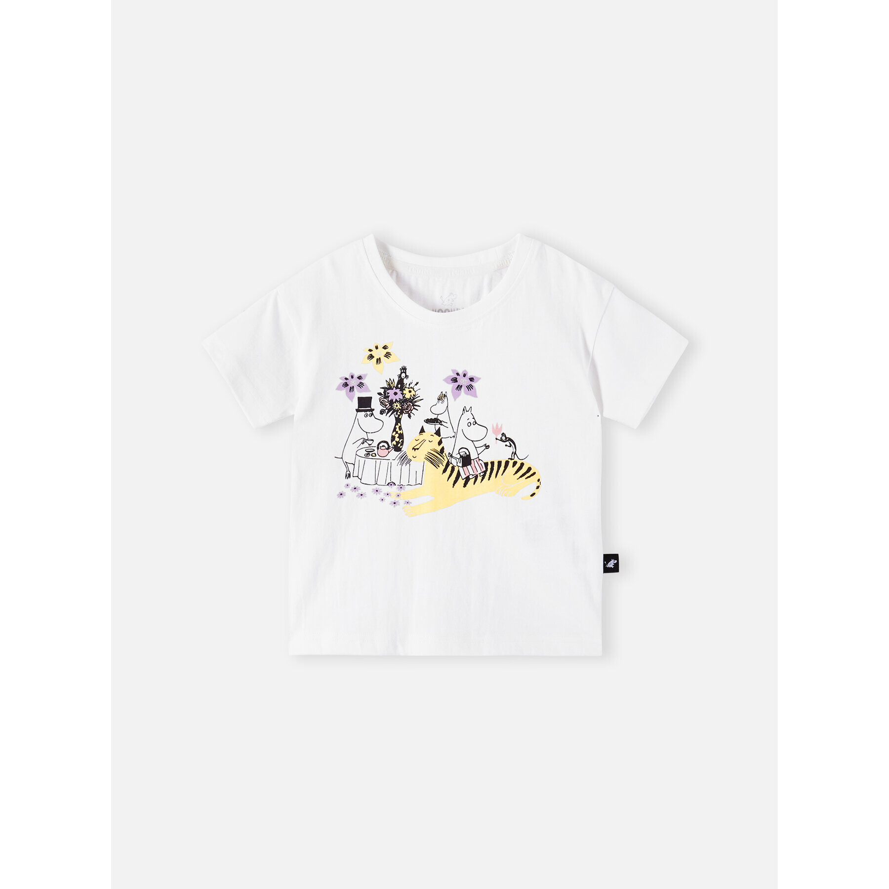 Reima T-Shirt Moomin Tussilago 5200202A Bílá Regular Fit - Pepit.cz