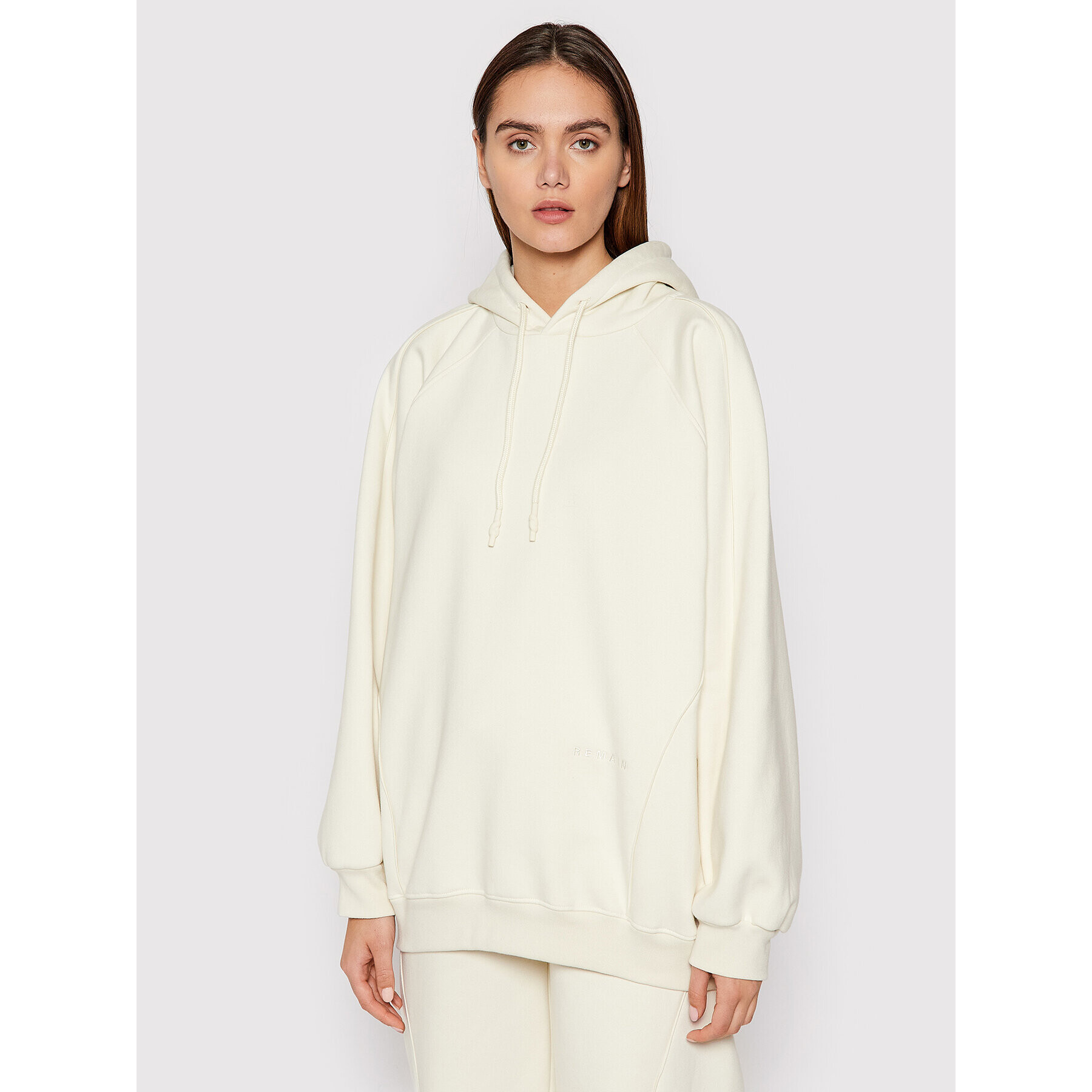 Remain Mikina Hailey RM876 Béžová Oversize - Pepit.cz