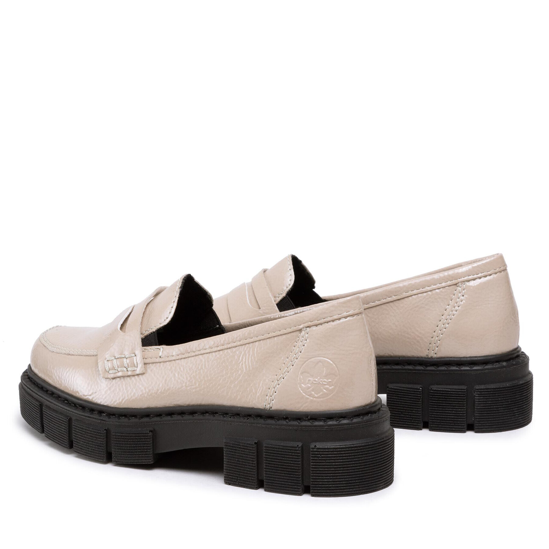 Rieker Loafersy M3862-61 Béžová - Pepit.cz