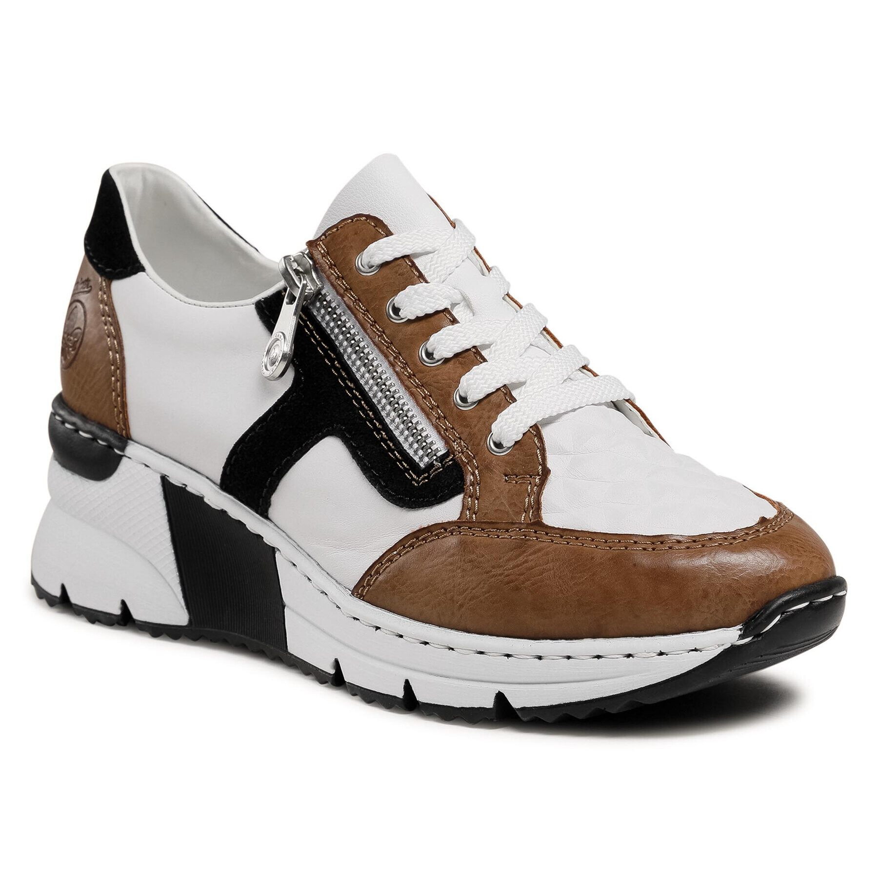 Rieker Sneakersy N6303-64 Bílá - Pepit.cz