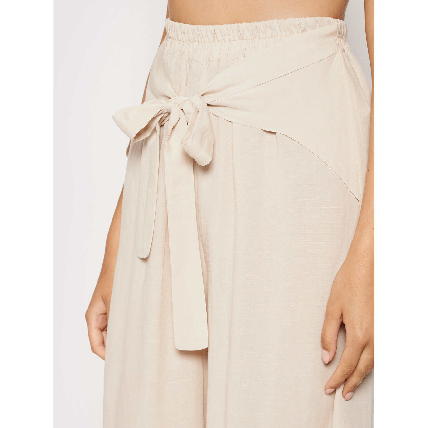 Rinascimento Kalhoty culottes CFC0103465003 Béžová Relaxed Fit - Pepit.cz