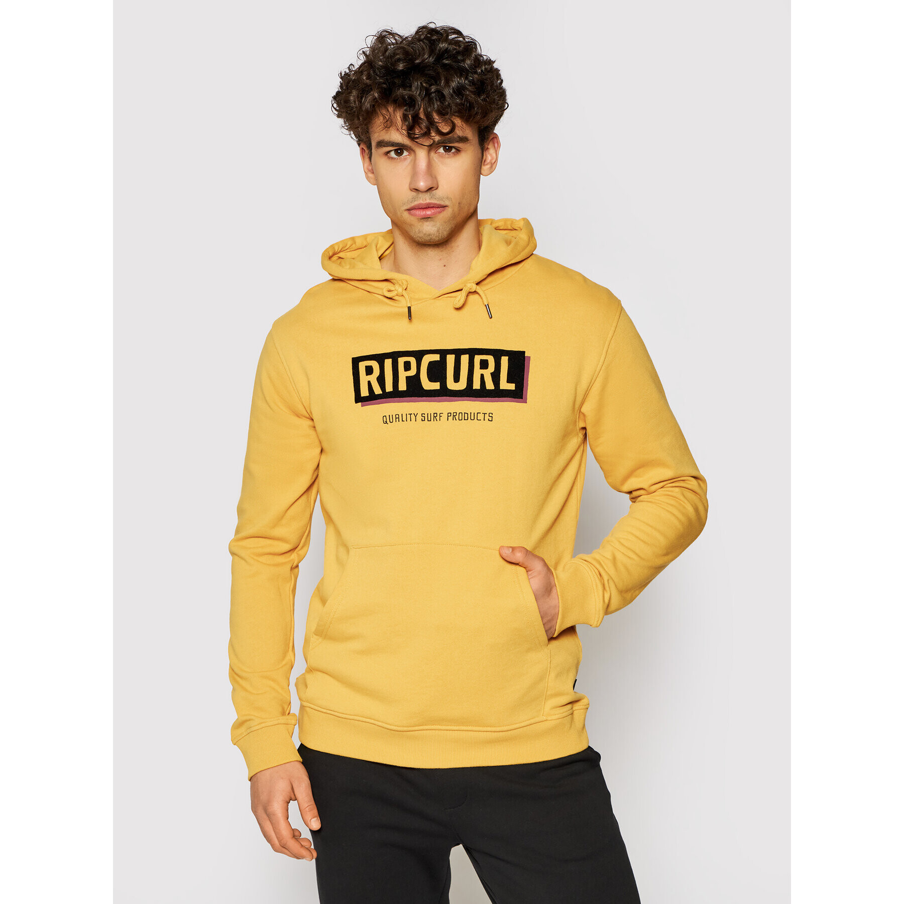 Rip Curl Mikina Bohed Hooded Pop CFEYN4 Žlutá Regular Fit - Pepit.cz