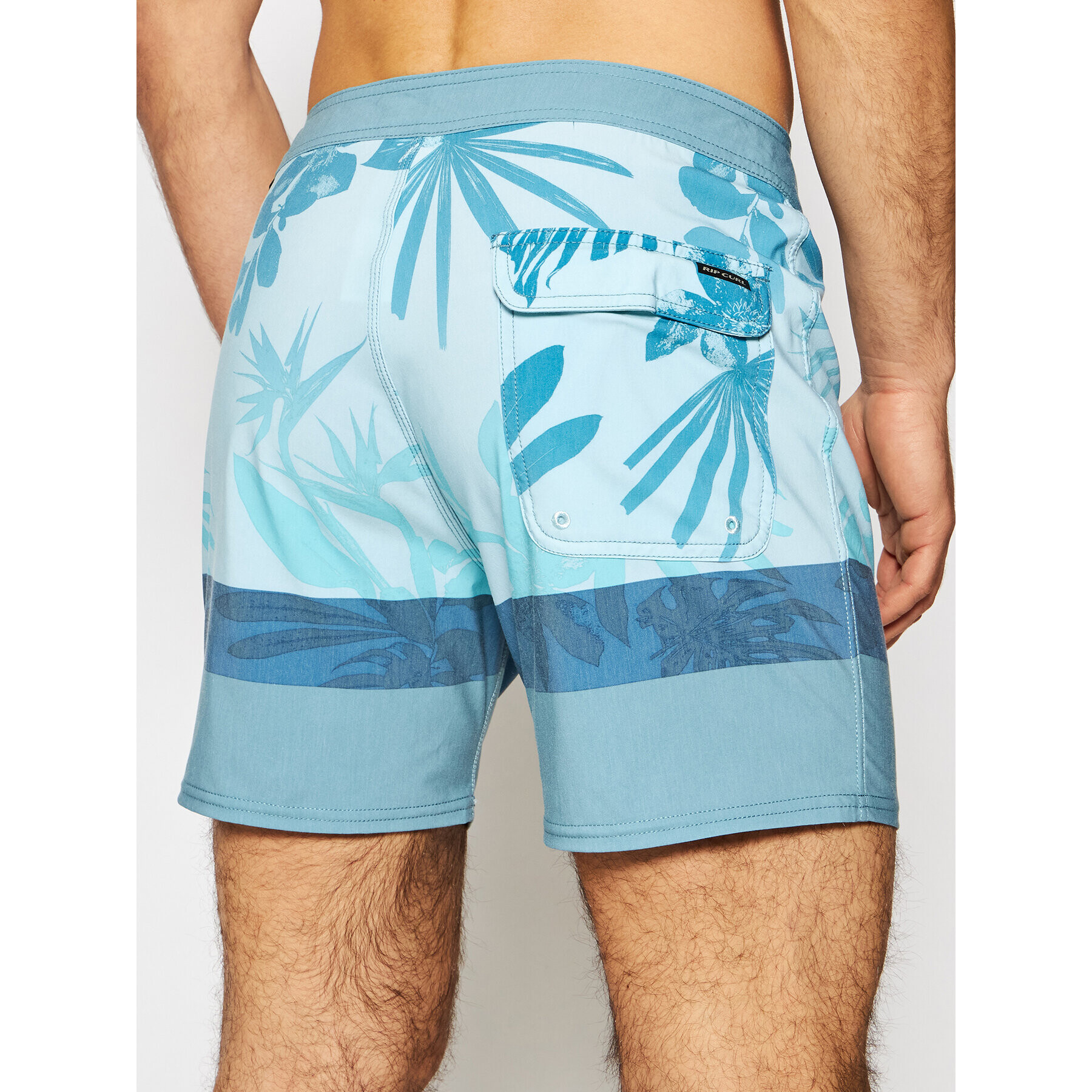 Rip Curl Plavecké šortky Mirage Retro Jungle CBONG4 Modrá Regular Fit - Pepit.cz