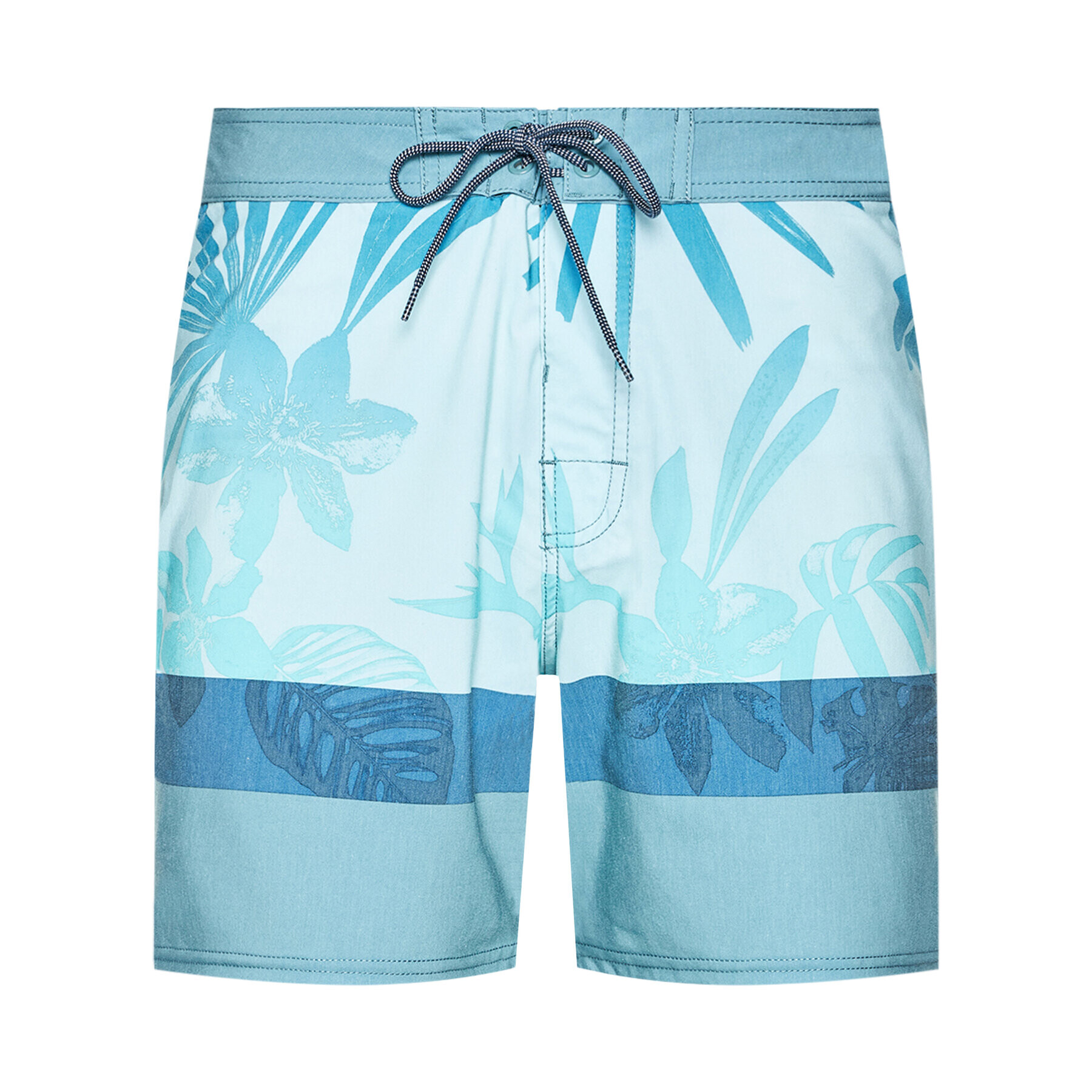 Rip Curl Plavecké šortky Mirage Retro Jungle CBONG4 Modrá Regular Fit - Pepit.cz