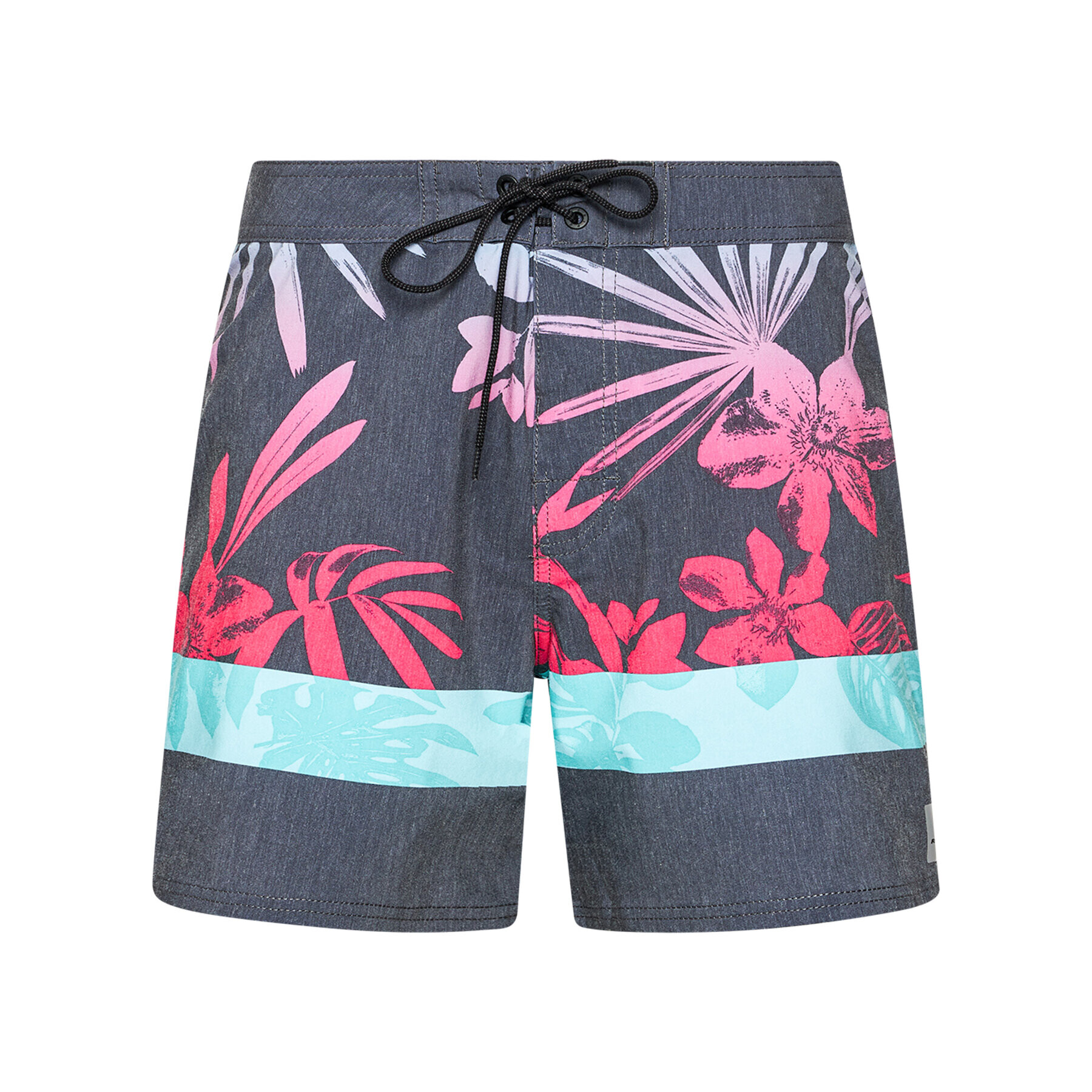 Rip Curl Plavecké šortky Mirage Retro Jungle Šedá Regular Fit - Pepit.cz