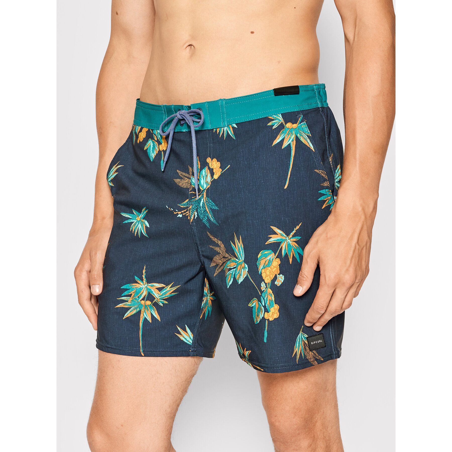 Rip Curl Plavecké šortky Yucatan CBOVI4 Tmavomodrá Regular Fit - Pepit.cz