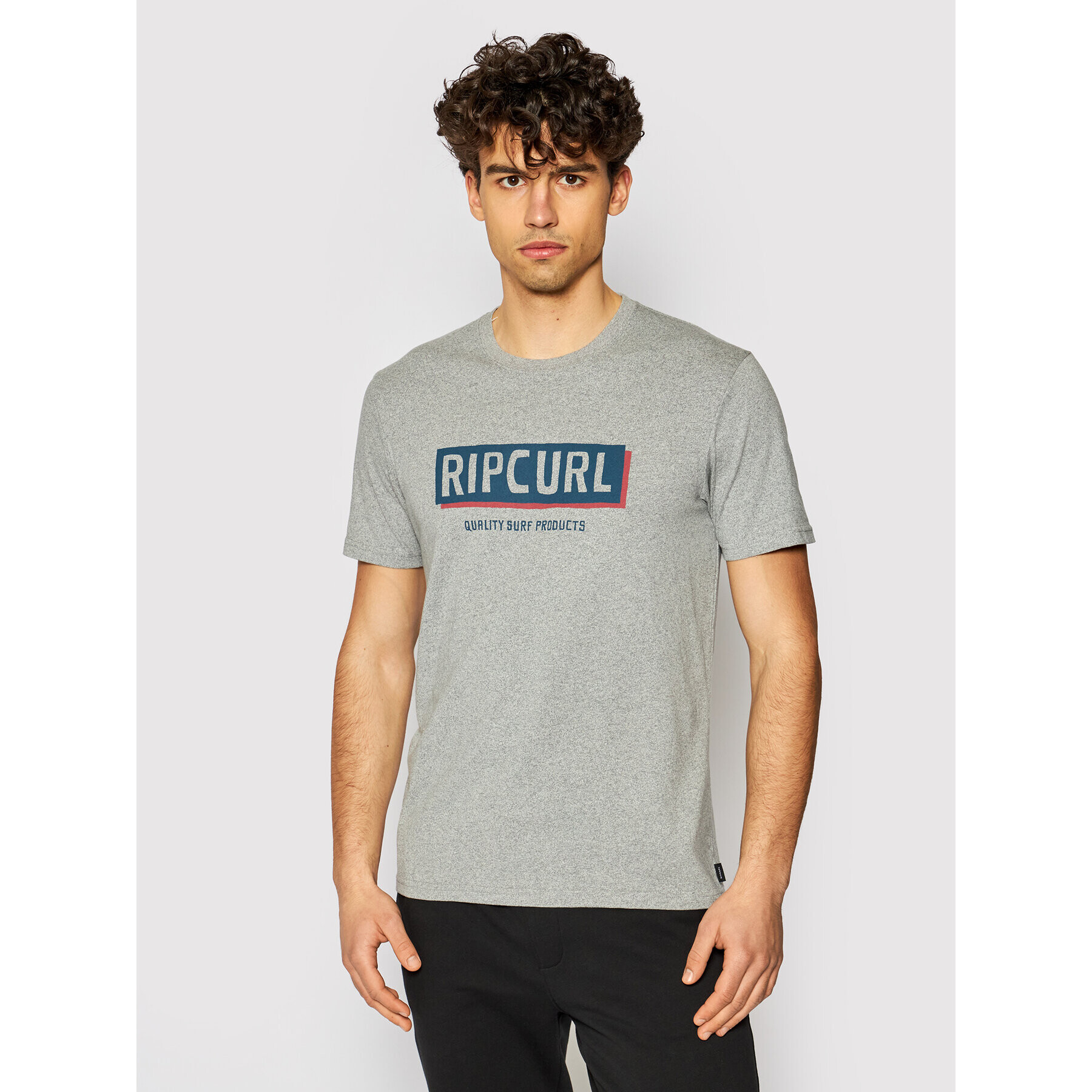 Rip Curl T-Shirt Boxed CTERK9 Šedá Standard Fit - Pepit.cz