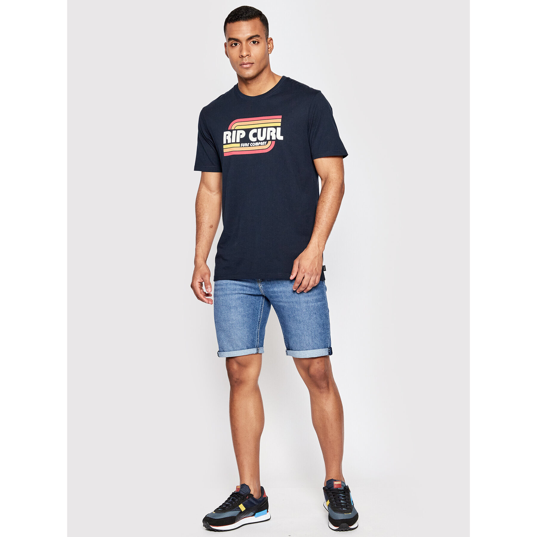 Rip Curl T-Shirt Yeh Mumma CTEXP9 Tmavomodrá Standard Fit - Pepit.cz