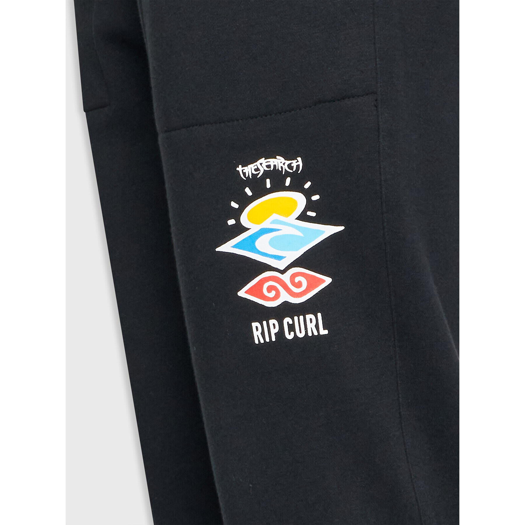 Rip Curl Teplákové kalhoty Search Icon CPACL9 Černá Straight Fit - Pepit.cz