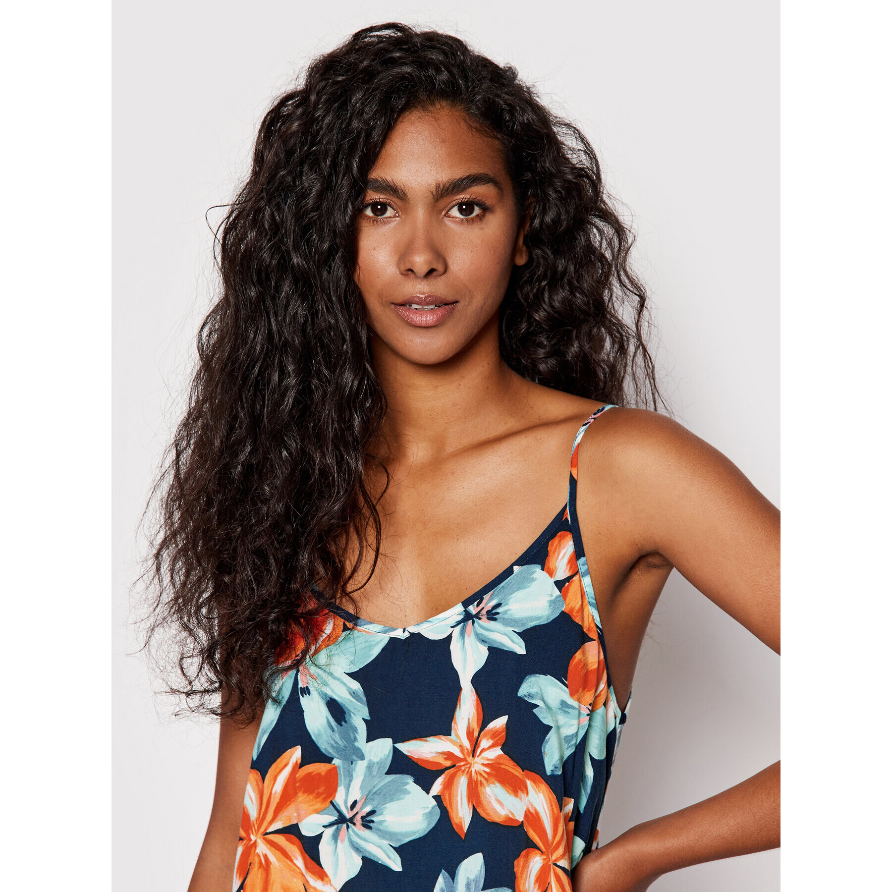 Rip Curl Top Bliss Bloom Singlet GSHRA5 Tmavomodrá Regular Fit - Pepit.cz