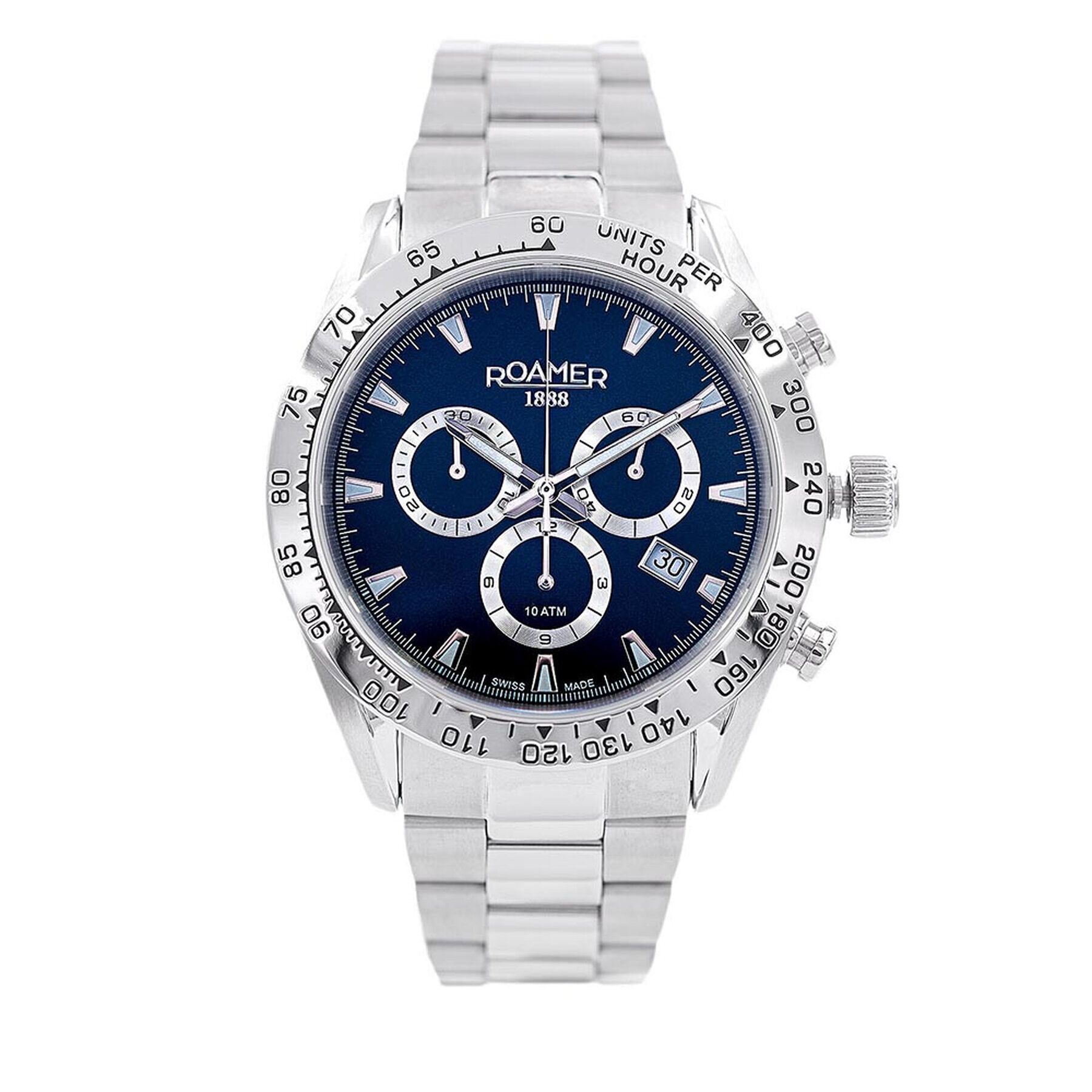 Roamer Hodinky Monza 100 850837 41 45 20 Stříbrná - Pepit.cz