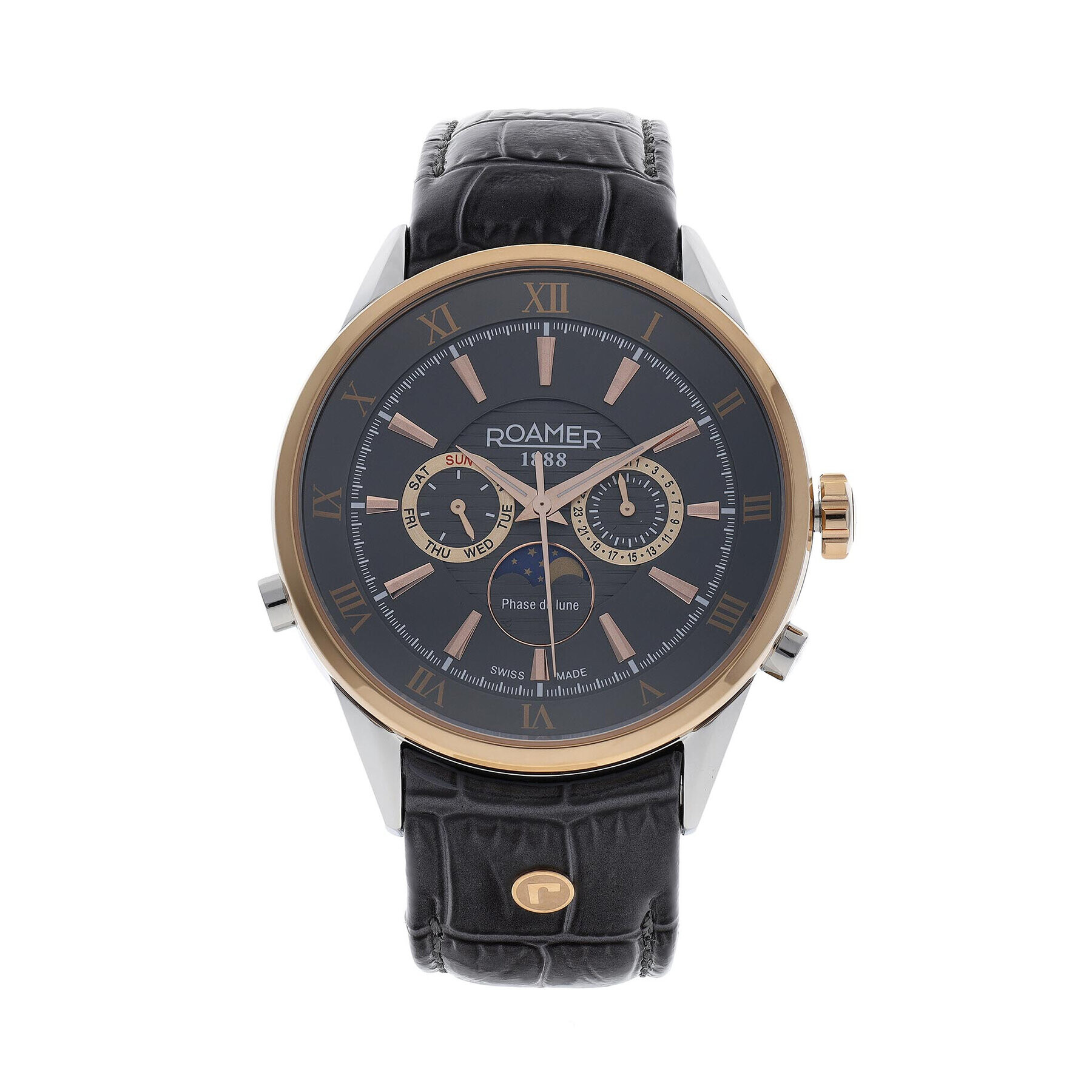 Roamer Hodinky Superior Moonphase 508821 47 53 05 Šedá - Pepit.cz