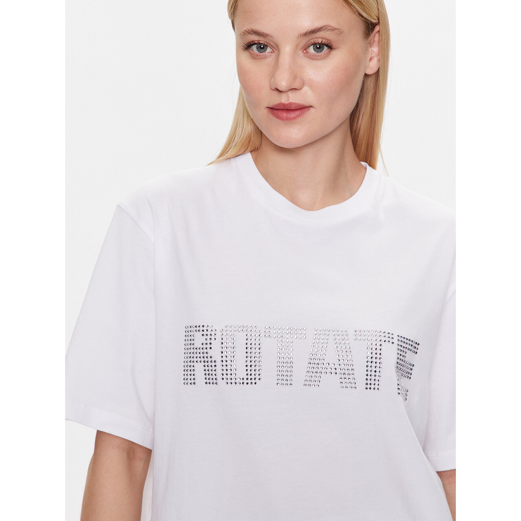 ROTATE T-Shirt Aster 700320400 Bílá Regular Fit - Pepit.cz