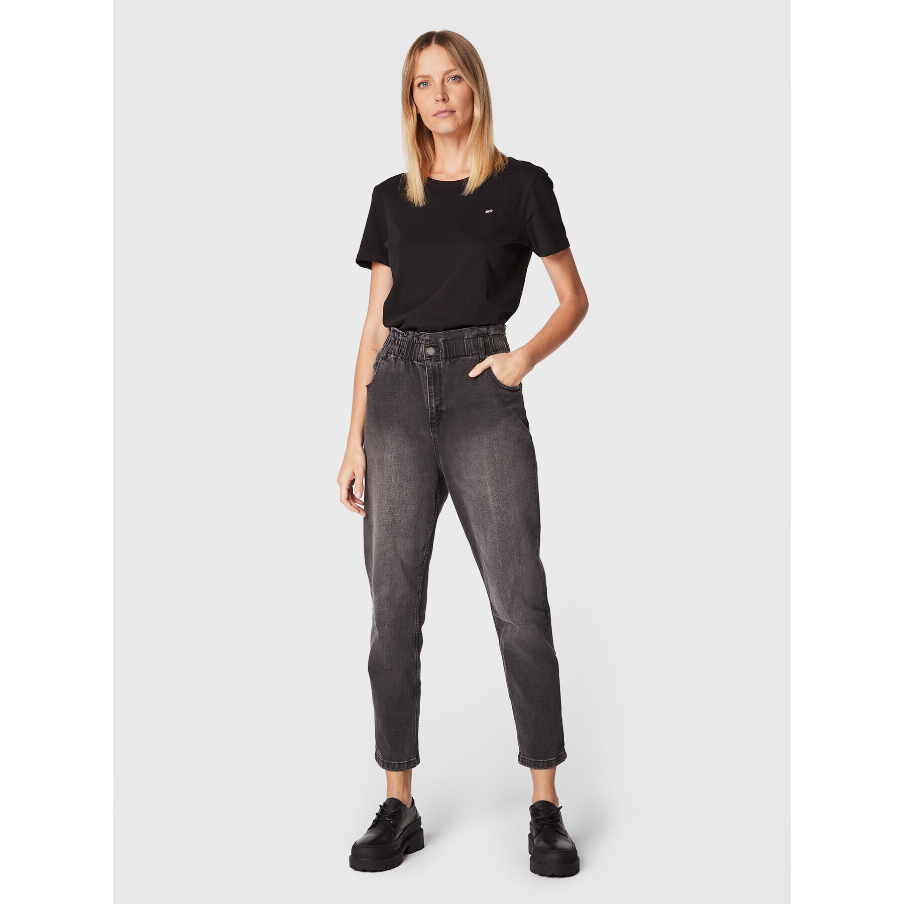 Roxy Jeansy End Game ERJDP03281 Šedá Relaxed Fit - Pepit.cz