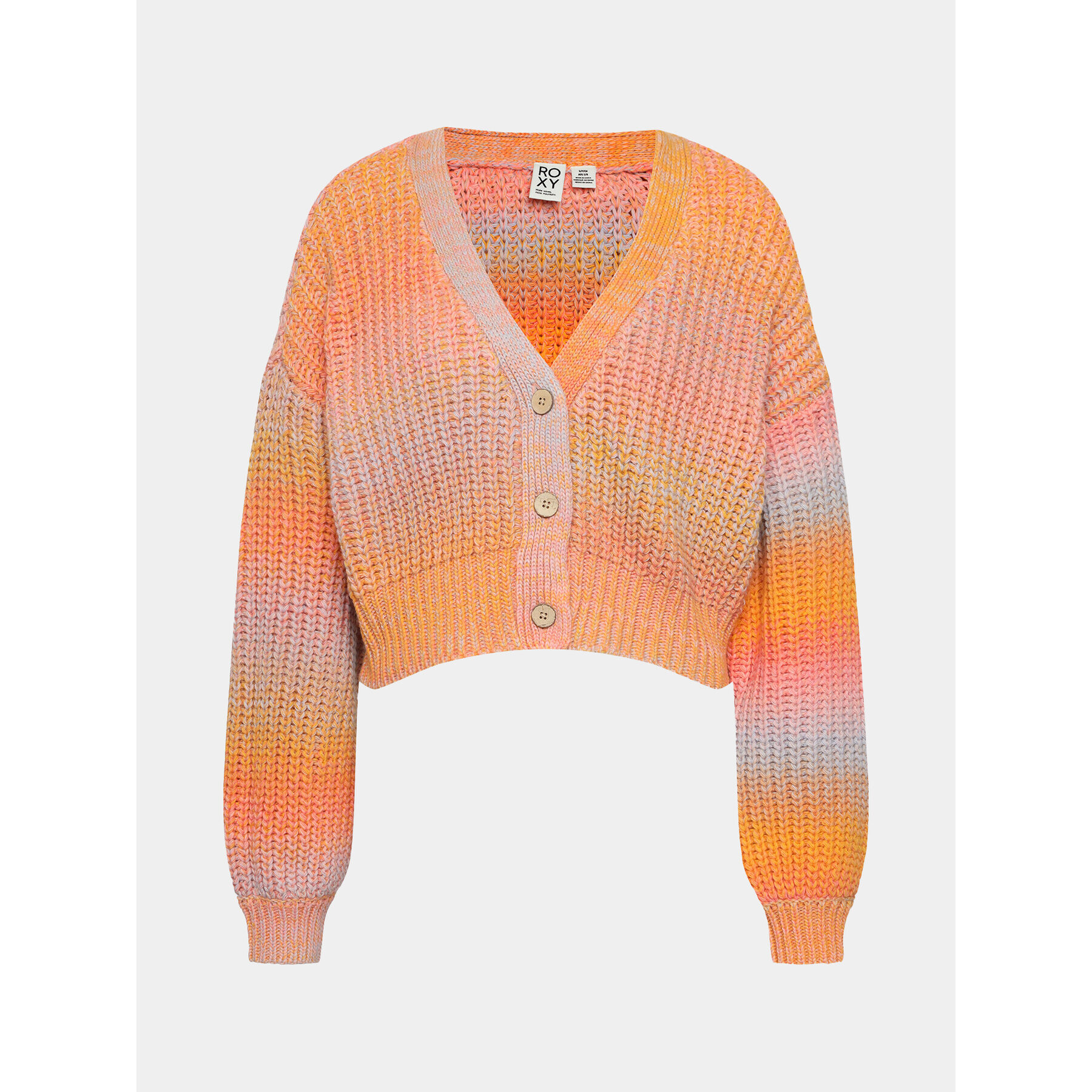 Roxy Kardigan Sundaze Sweater Swtr ARJSW03307 Růžová Regular Fit - Pepit.cz