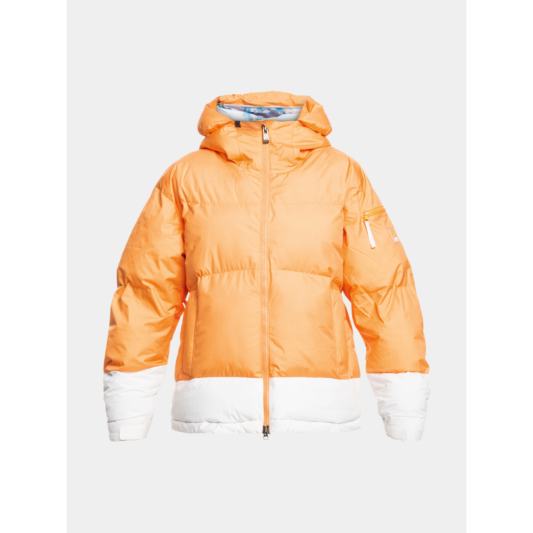 Roxy Lyžařská bunda Chloe Kim Puffy Snjt ERJTJ03427 Oranžová Regular Fit - Pepit.cz