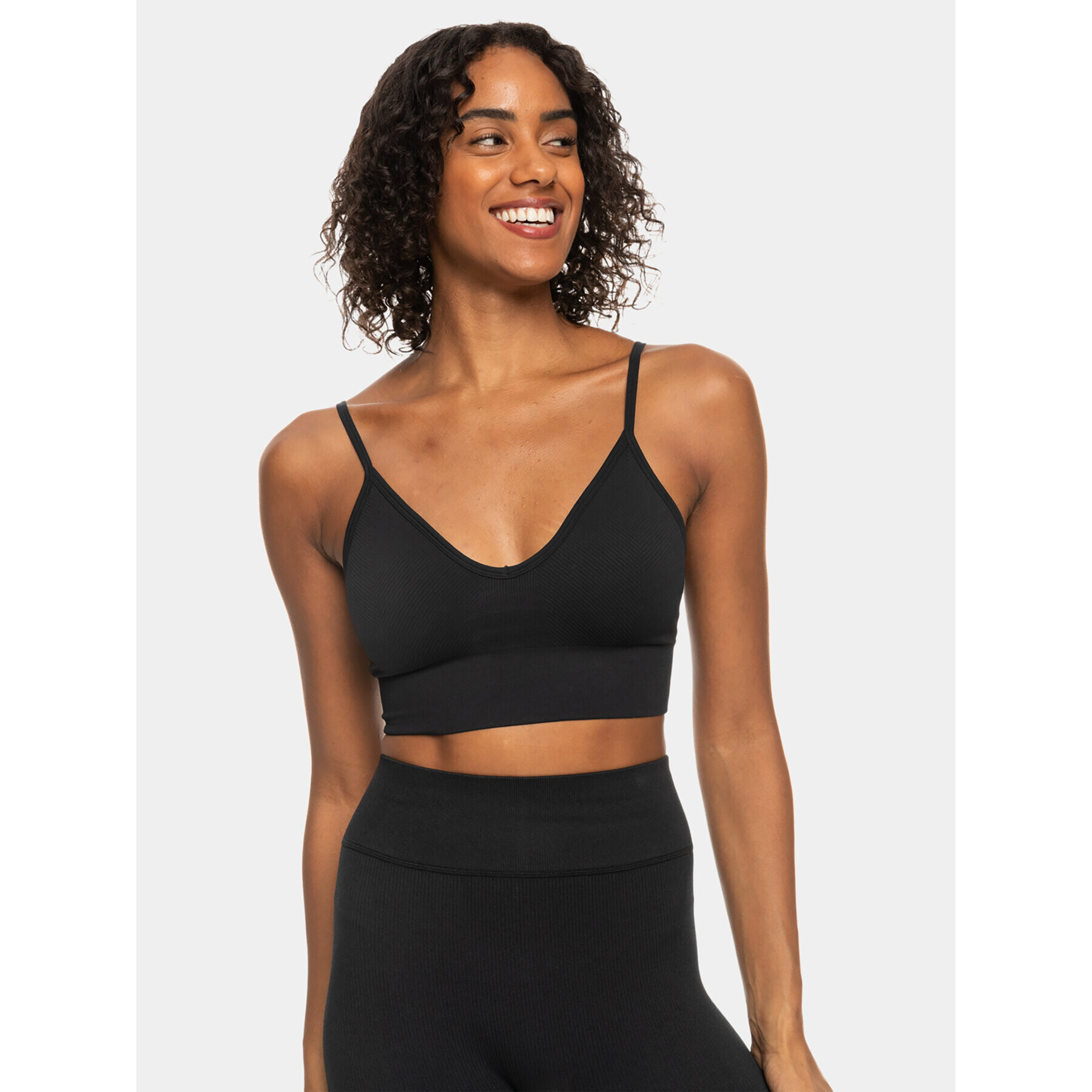 Roxy Sportovní podprsenka Seamless Bra Tops ERJKT04020 Šedá - Pepit.cz