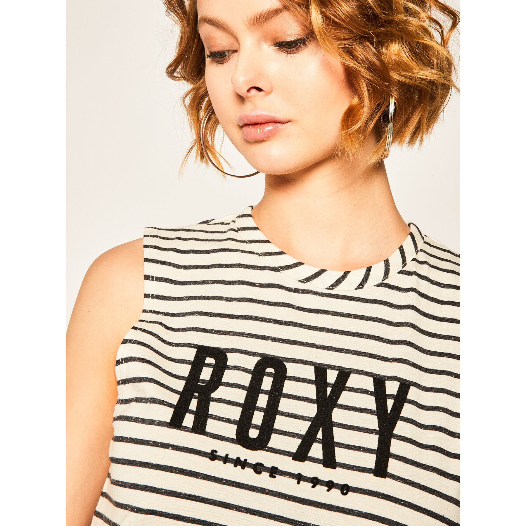 Roxy Top Are You Gonna Be My Friend ERJZT04812 Béžová Regular Fit - Pepit.cz